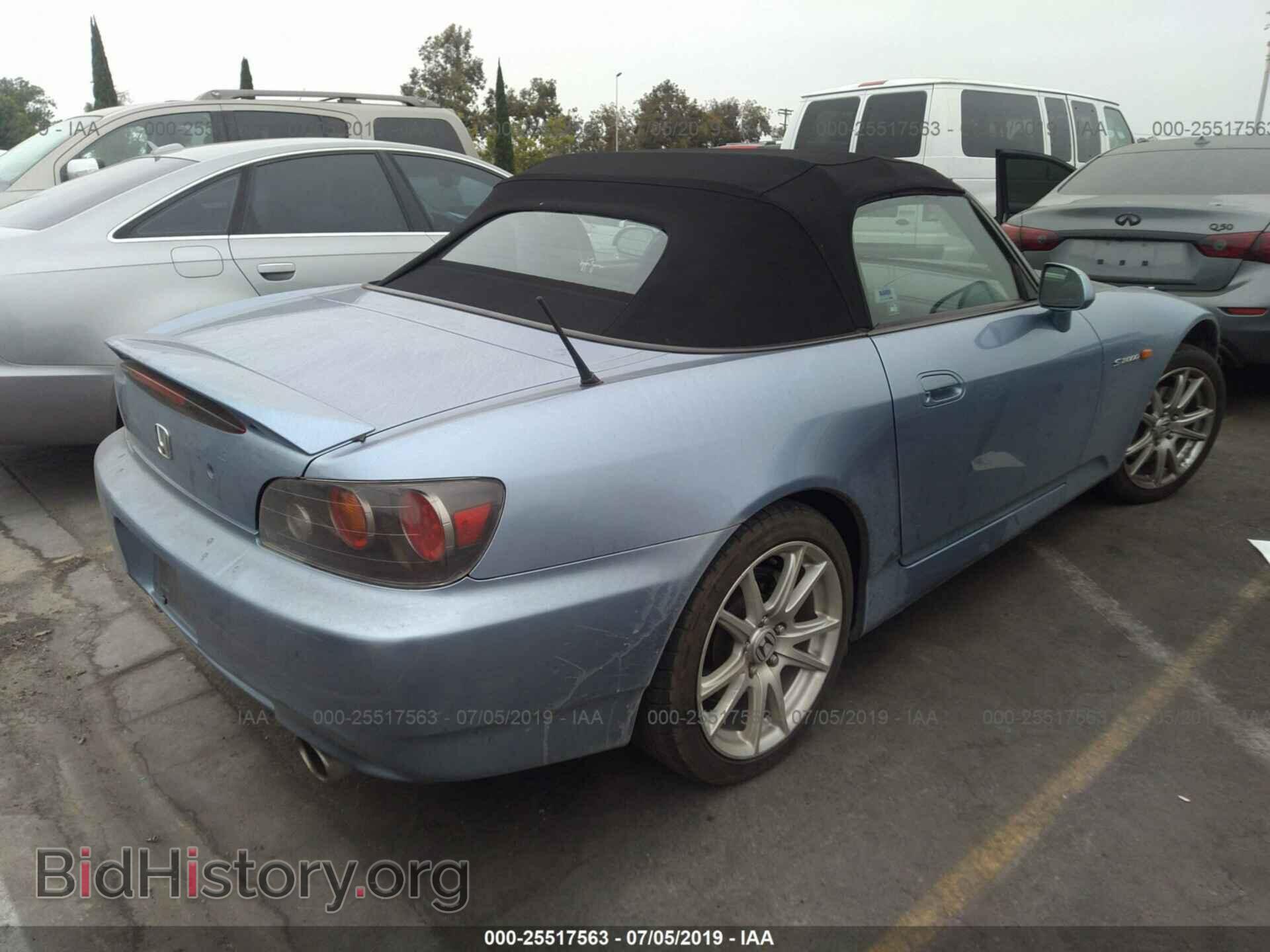 2004 HONDA S2000 - VIN: JHMAP21424T005815 - Фото 4
