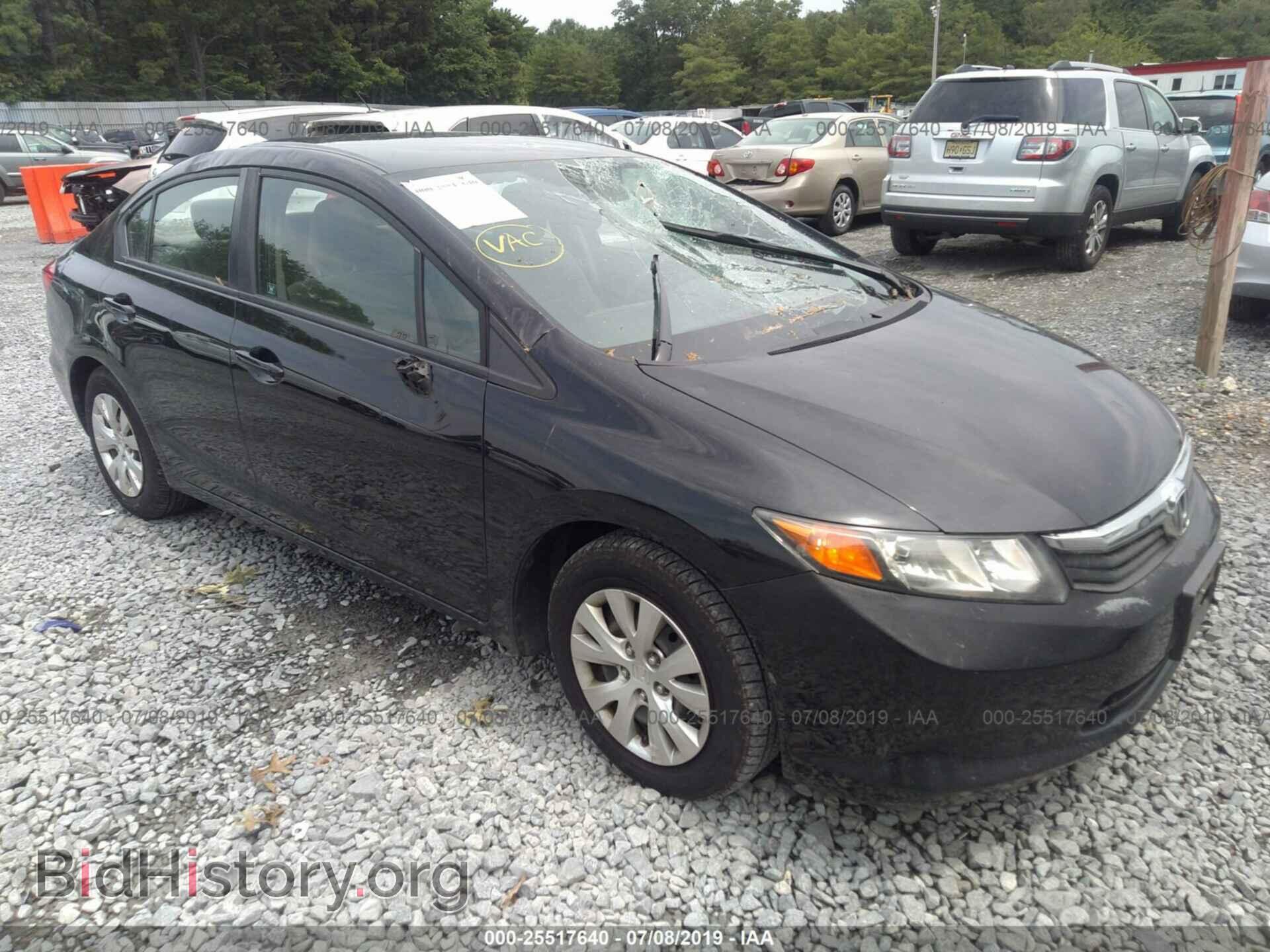 Фотография 19XFB2F52CE386645 - HONDA CIVIC 2012