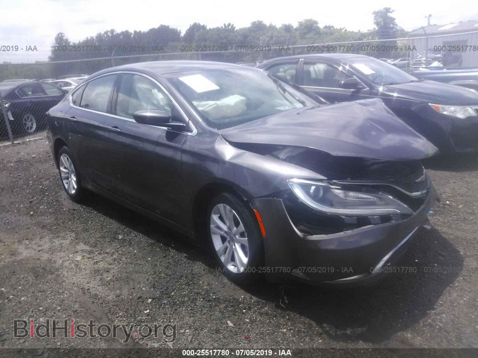 Фотография 1C3CCCAB9GN152804 - CHRYSLER 200 2016