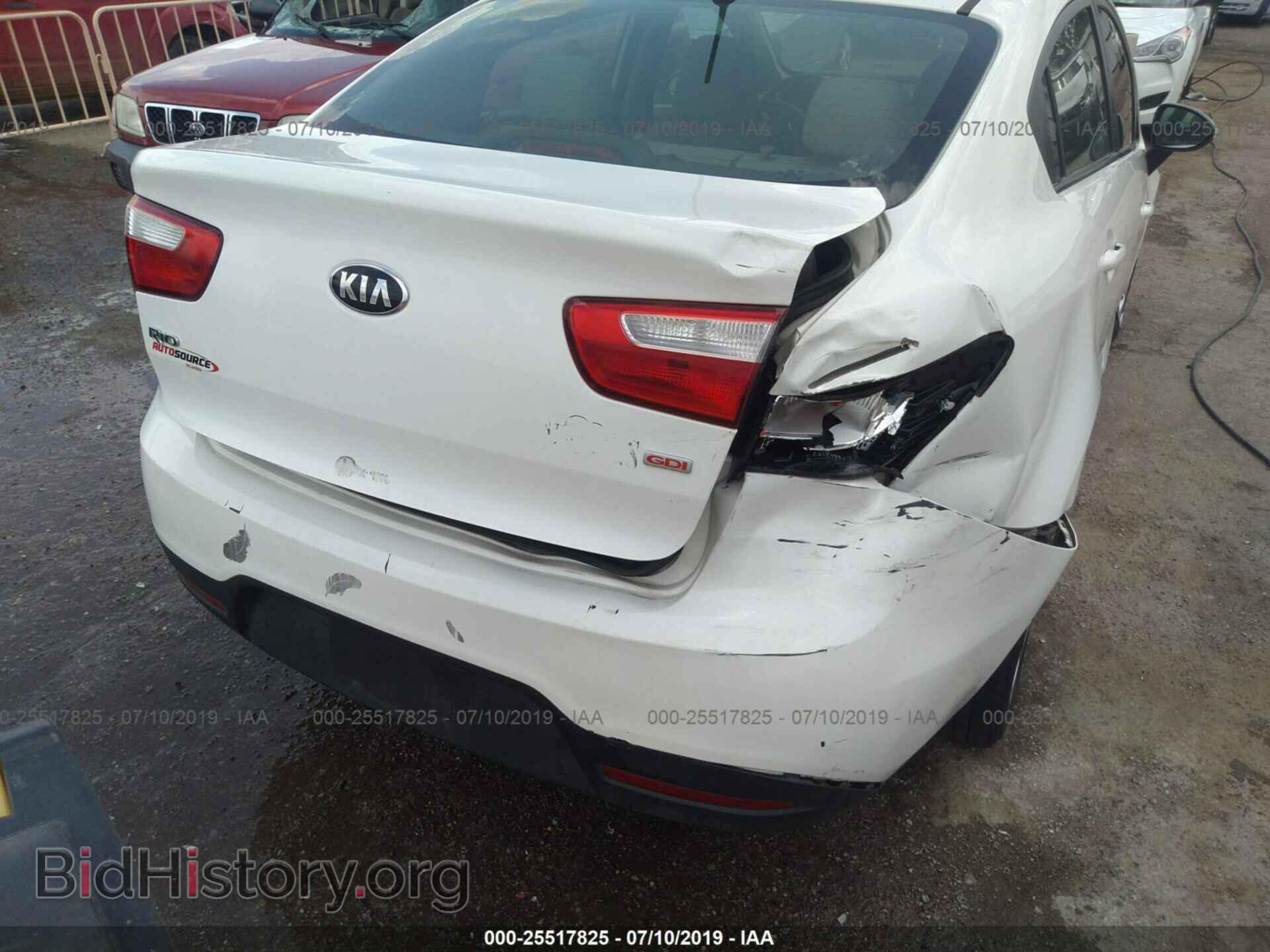 2014 KIA RIO - VIN: KNADM4A34E6361156 - Фото 6