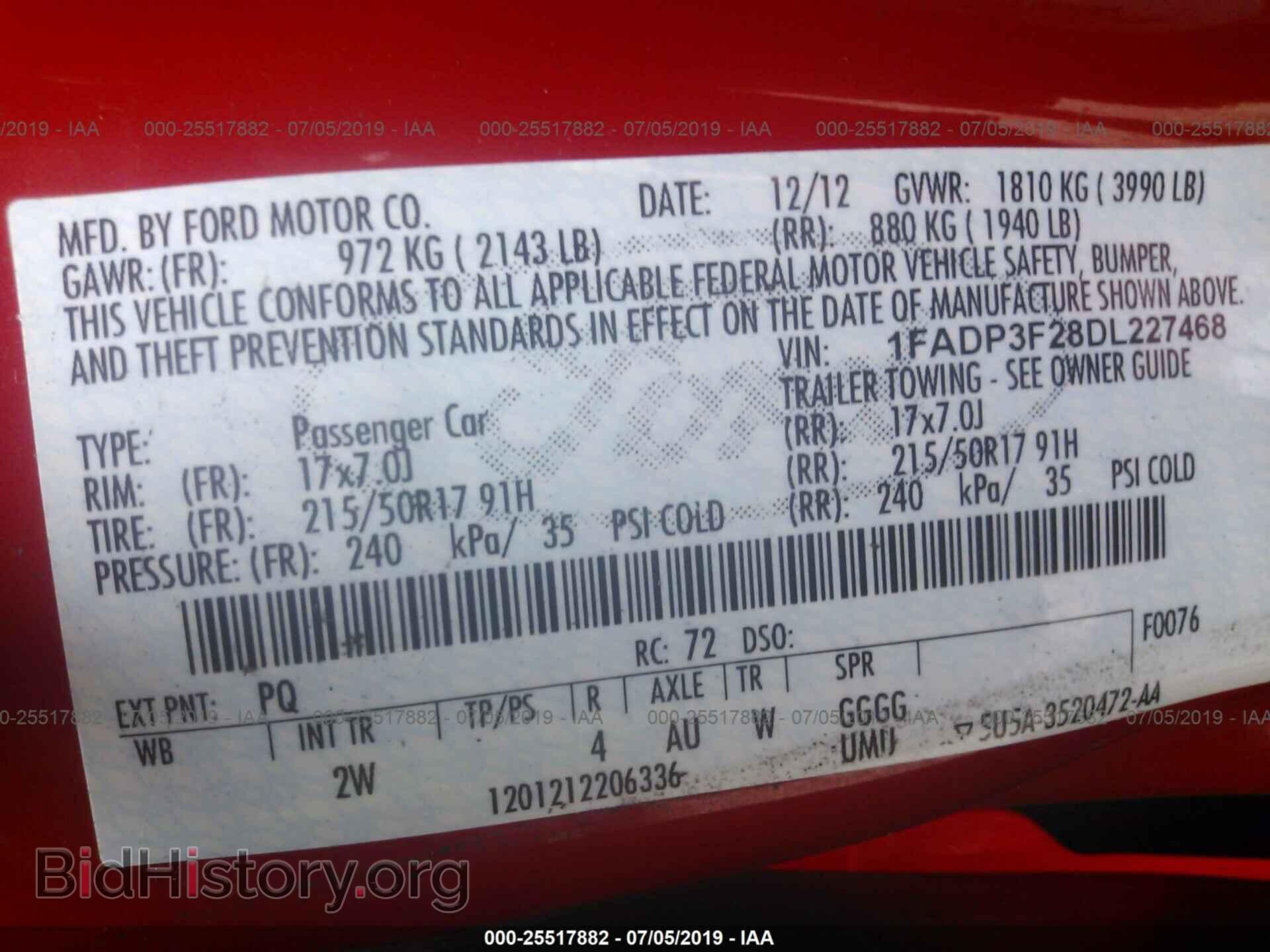 2013 FORD FOCUS - VIN: 1FADP3F28DL227468 - Photo 9