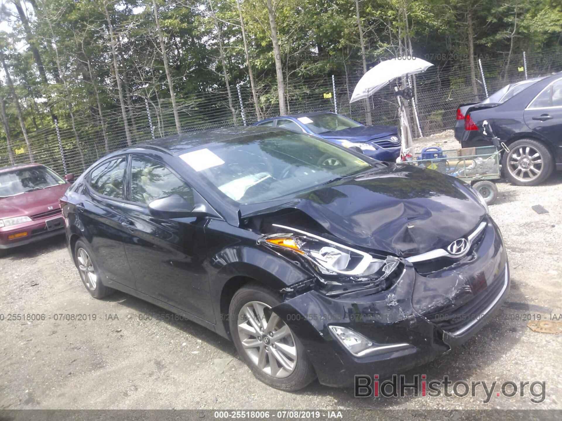 Photo 5NPDH4AE5EH471681 - HYUNDAI ELANTRA 2014