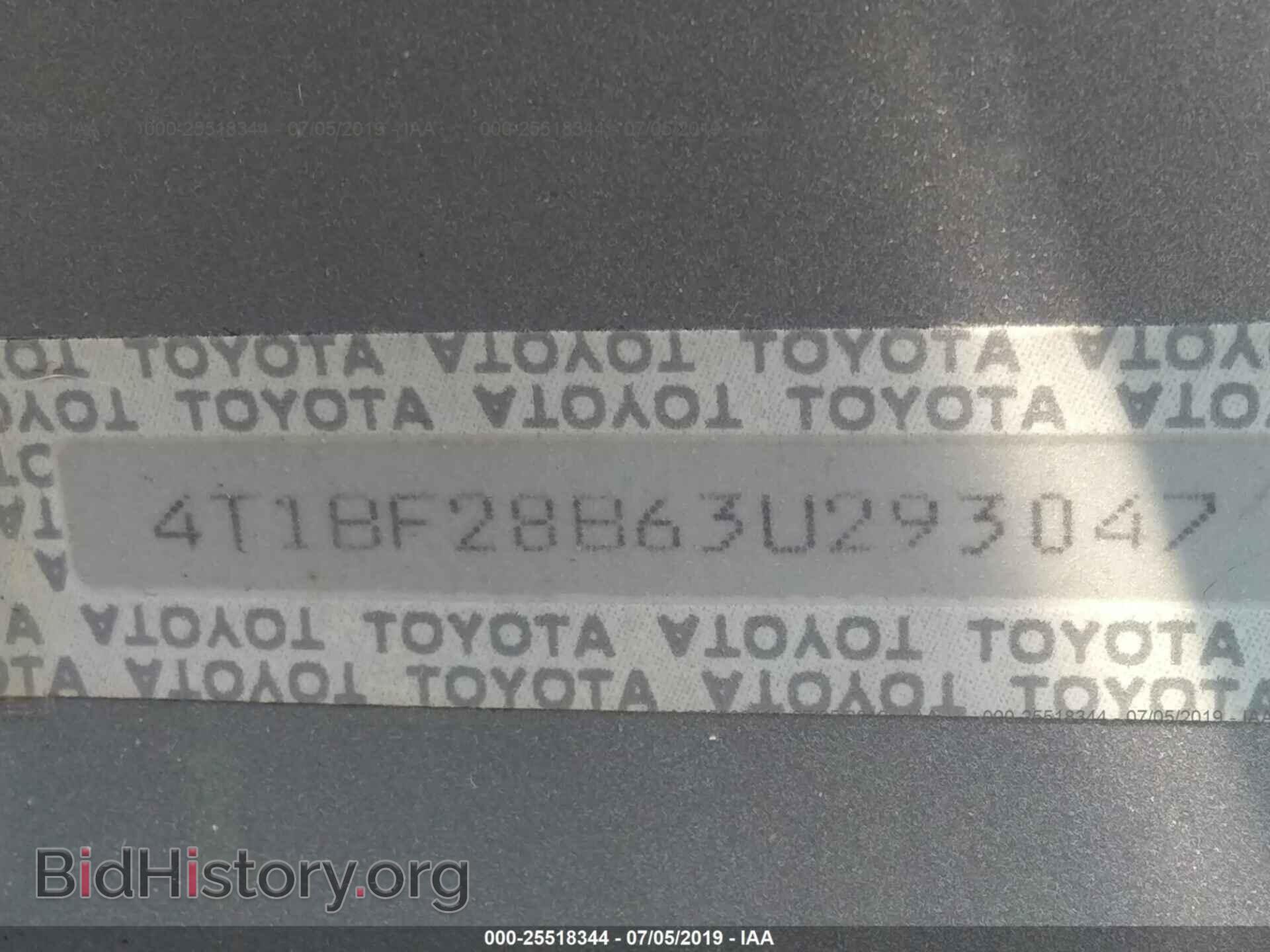 2003 TOYOTA AVALON - VIN: 4T1BF28B63U293047 - Фото 9