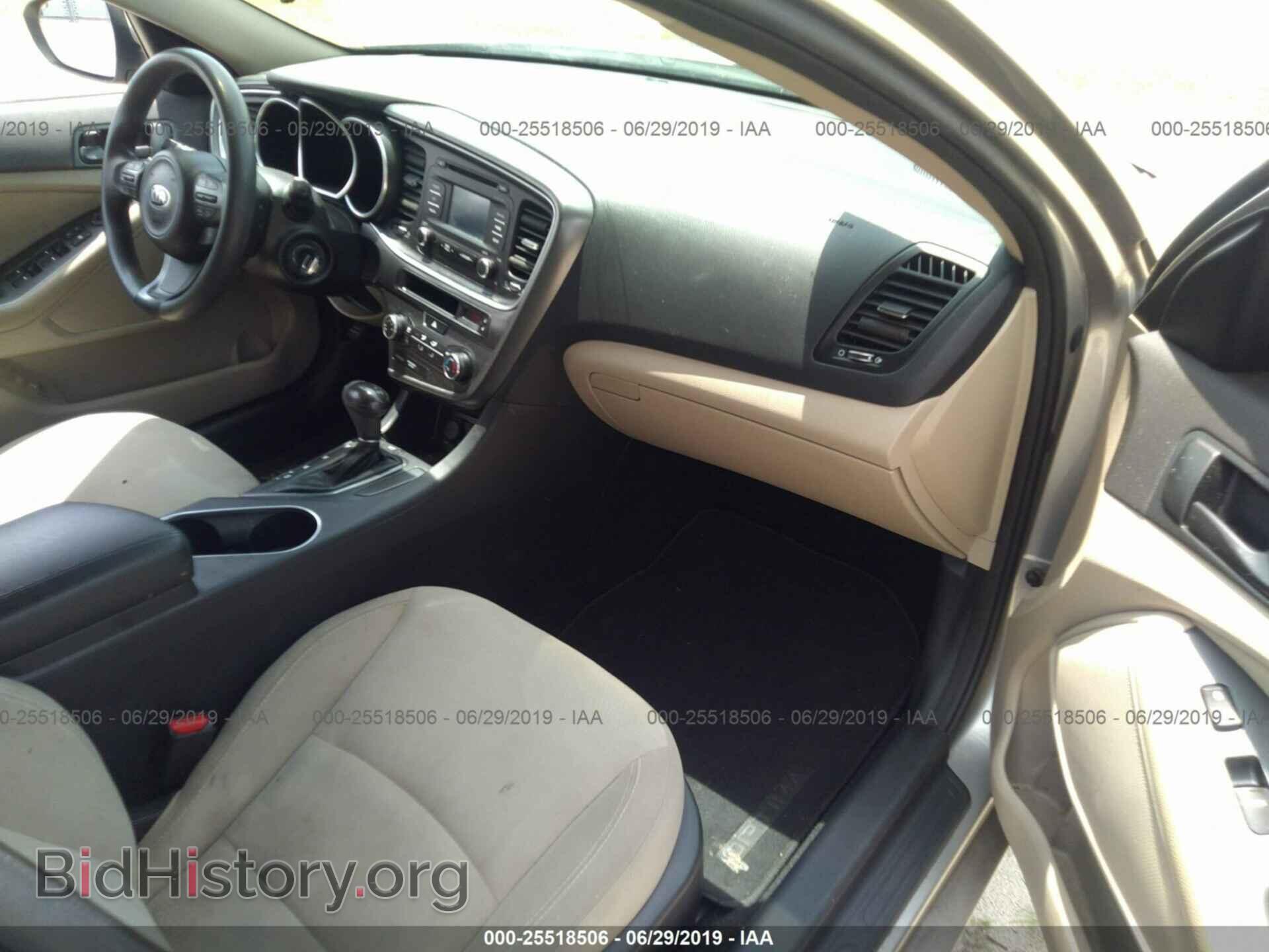 2014 KIA OPTIMA - VIN: 5XXGM4A72EG314003 - Фото 5