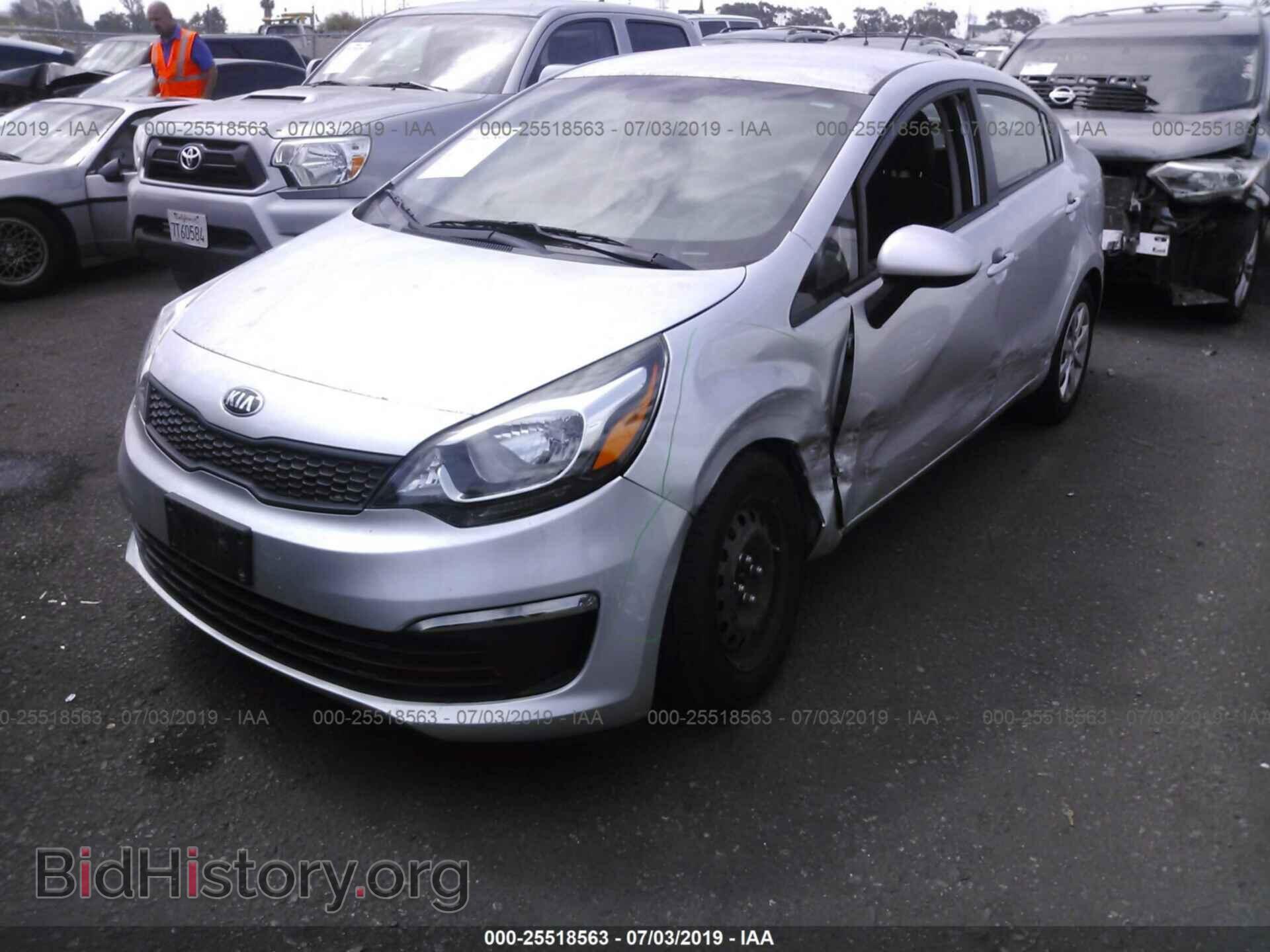 2016 KIA RIO - VIN: KNADM4A34G6638407 - Photo 2