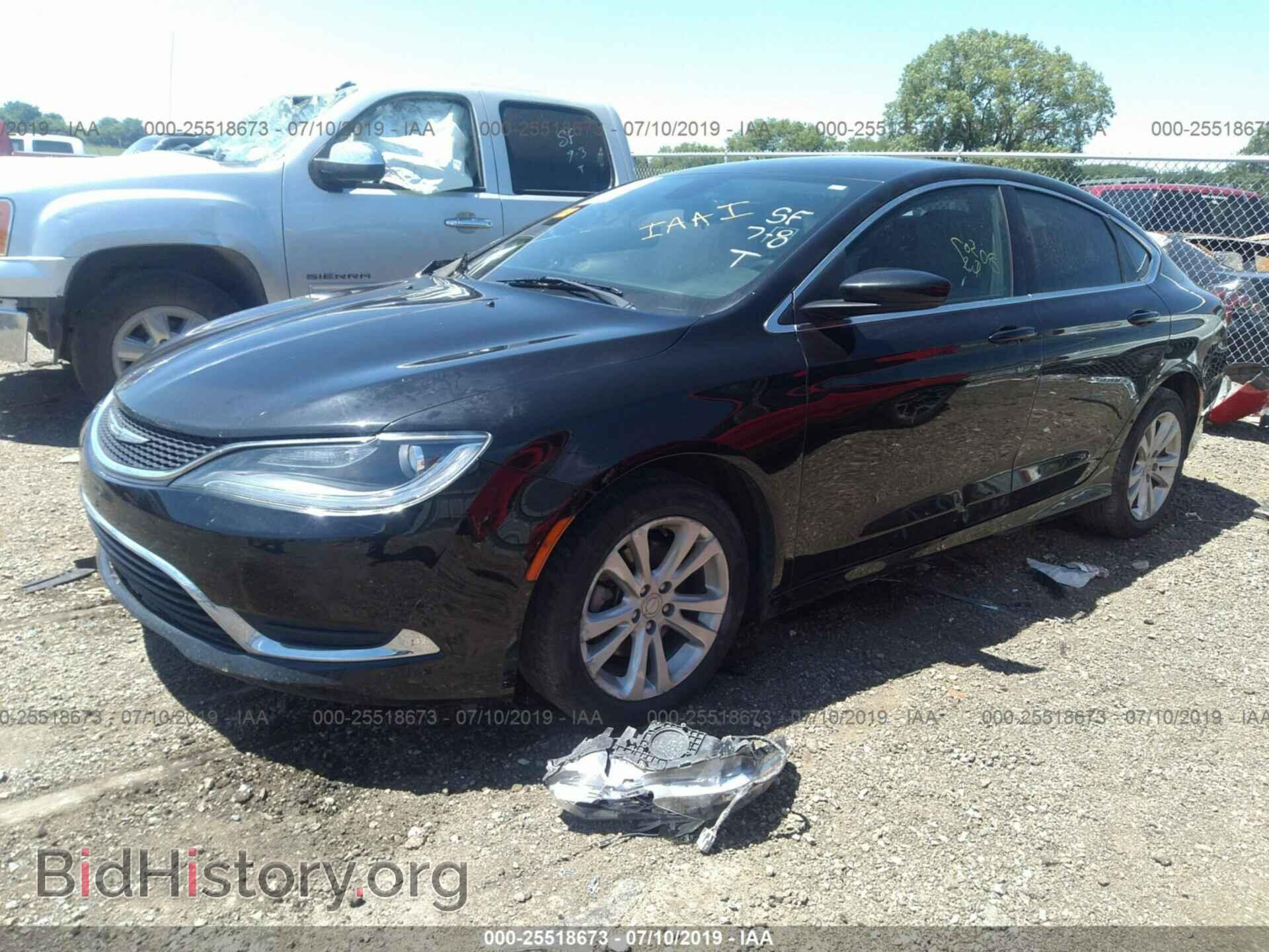 2015 CHRYSLER 200 - VIN: 1C3CCCAB5FN605122 - Фото 2