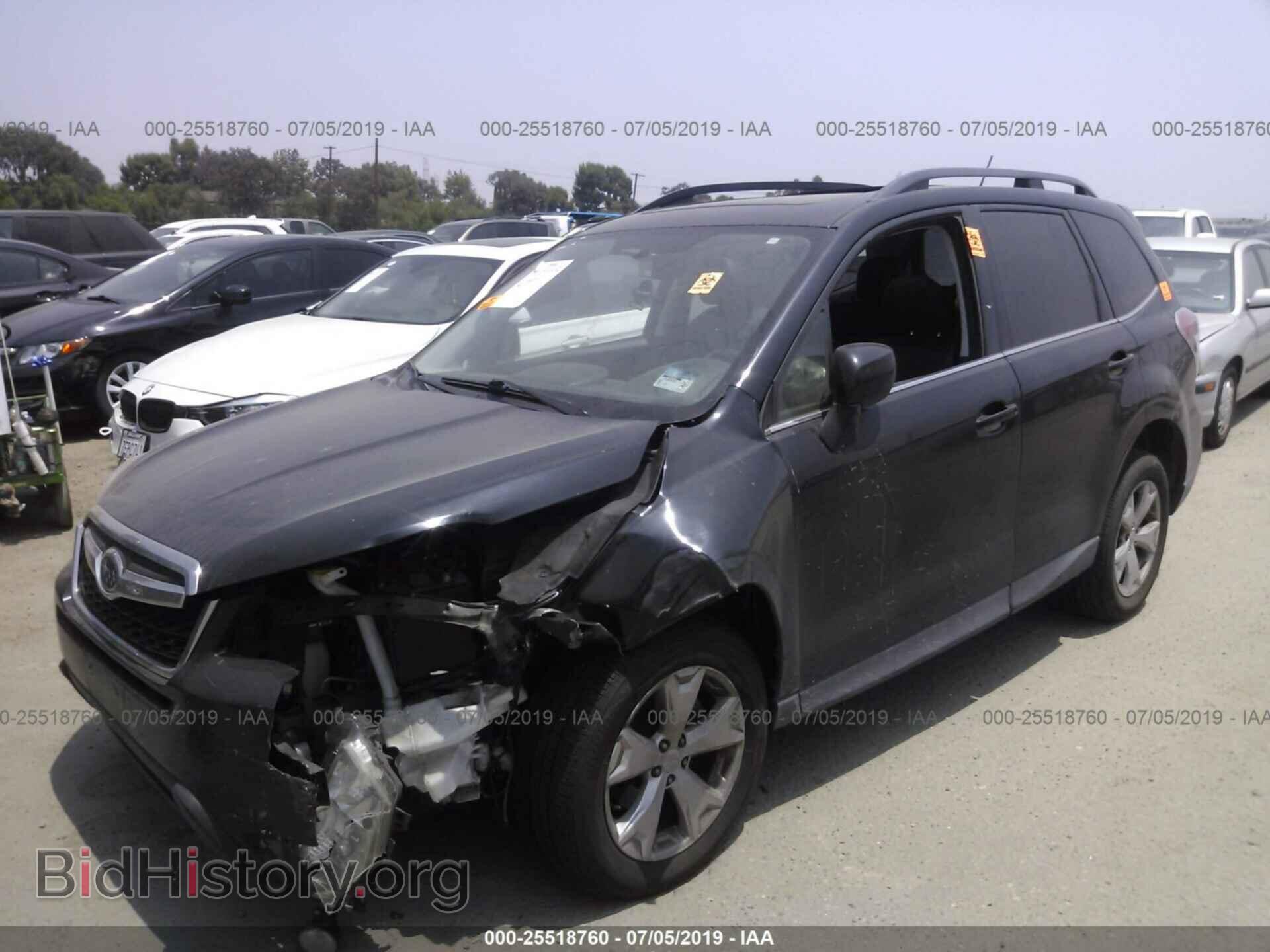 2014 SUBARU FORESTER - VIN: JF2SJAJC1EH503566 - Фото 2