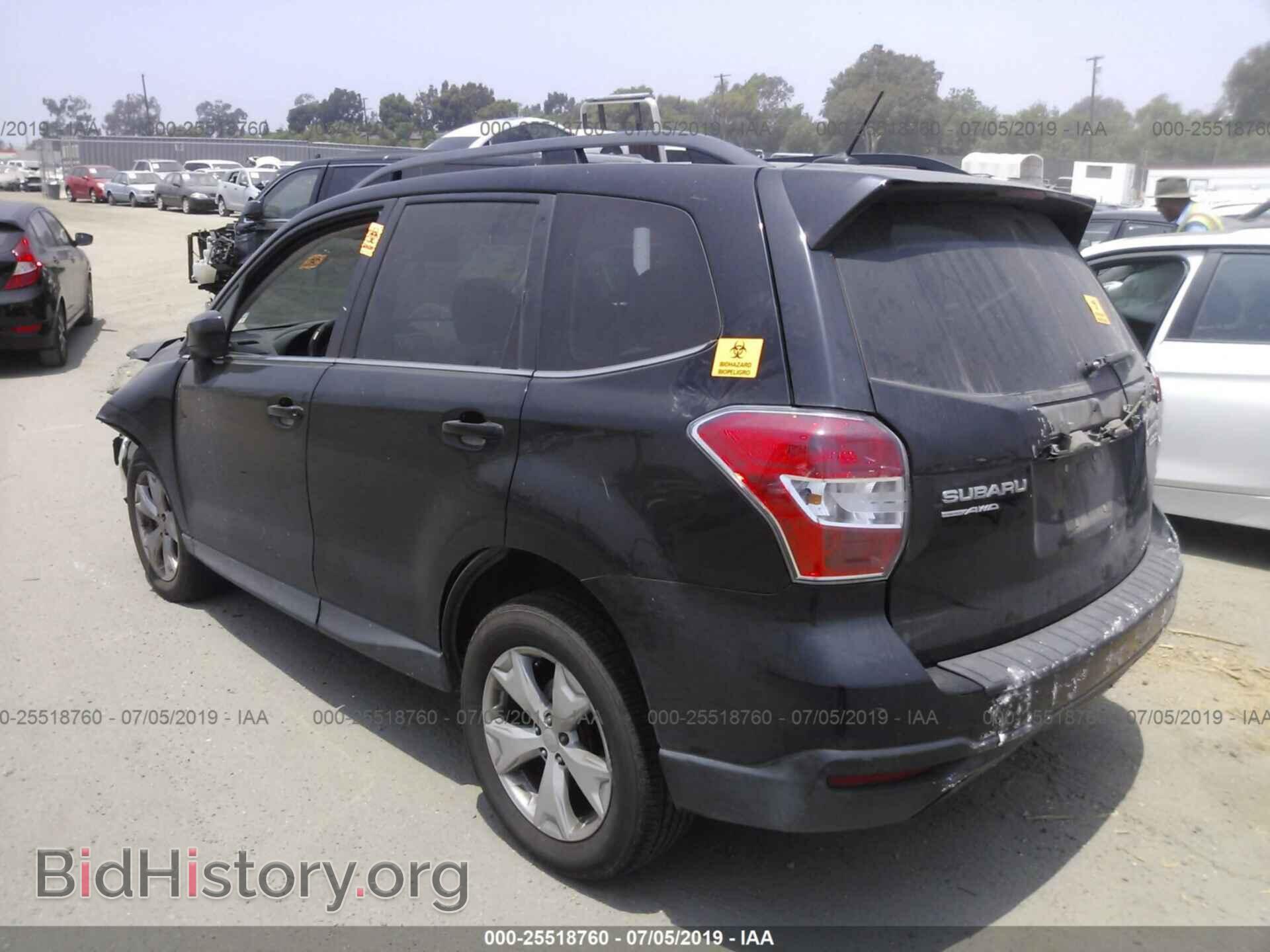 2014 SUBARU FORESTER - VIN: JF2SJAJC1EH503566 - Фото 3