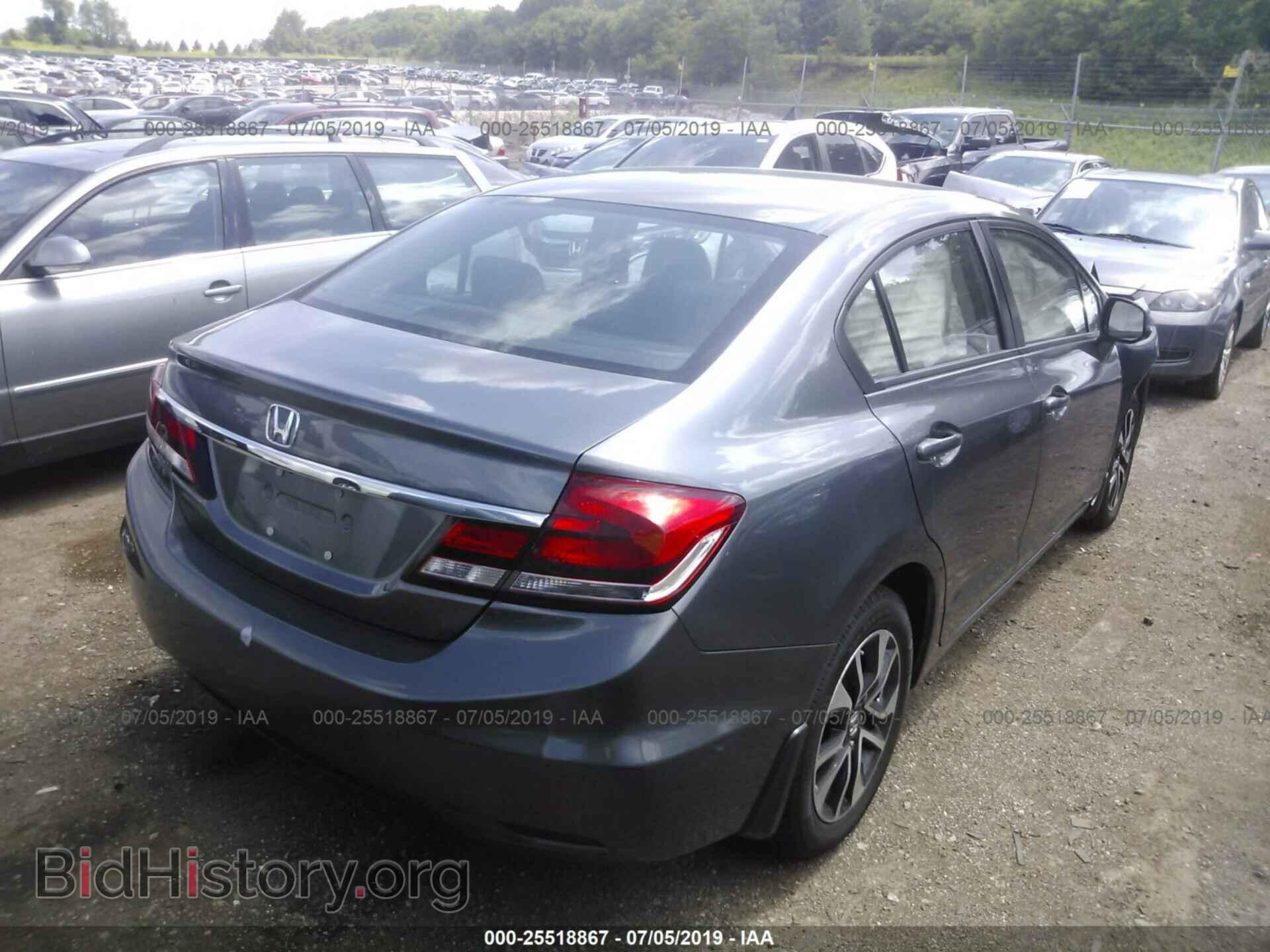 2013 HONDA CIVIC - VIN: 19XFB2F85DE273235 - Фото 4