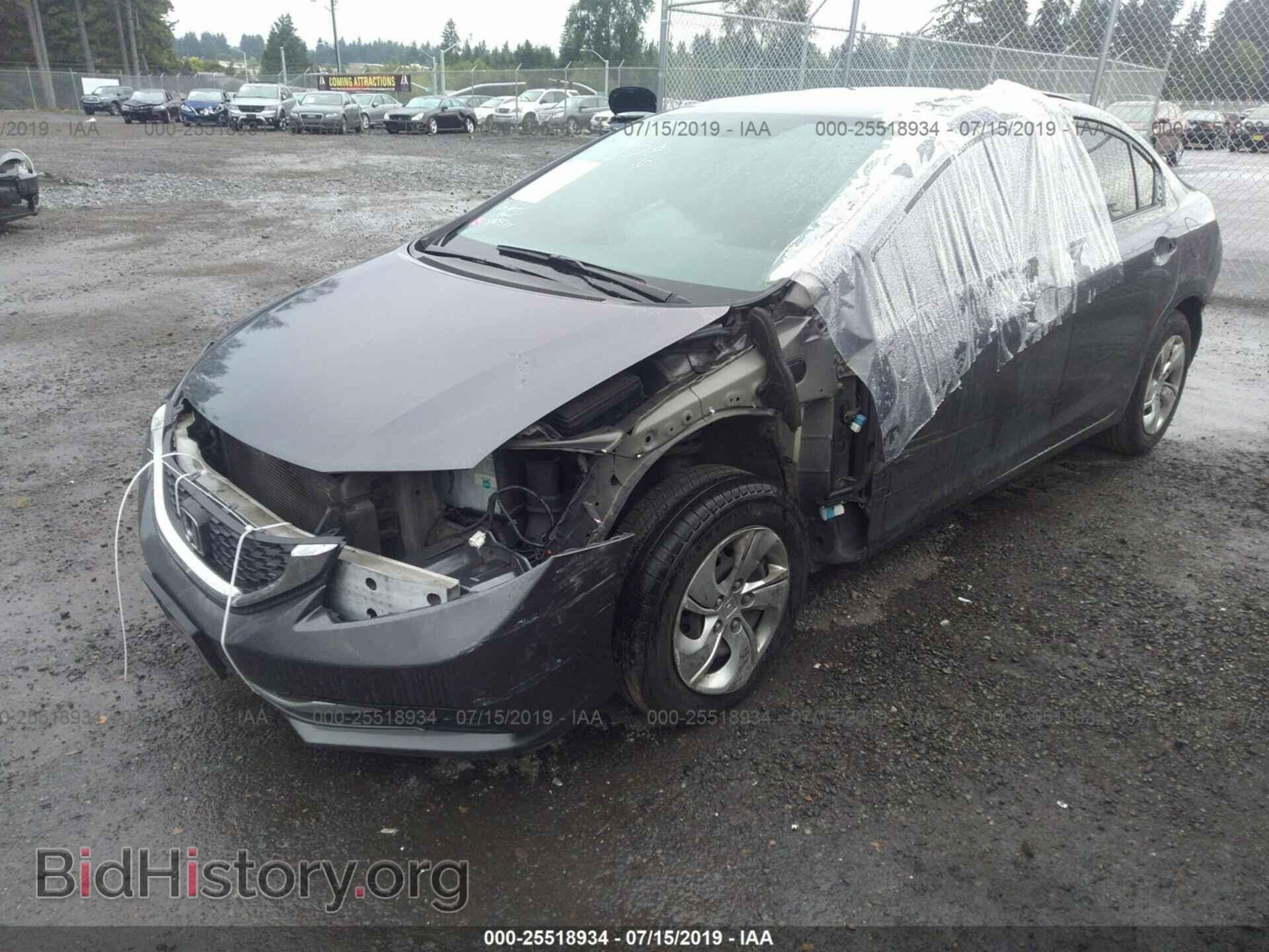 2014 HONDA CIVIC - VIN: 19XFB2F53EE215521 - Фото 2