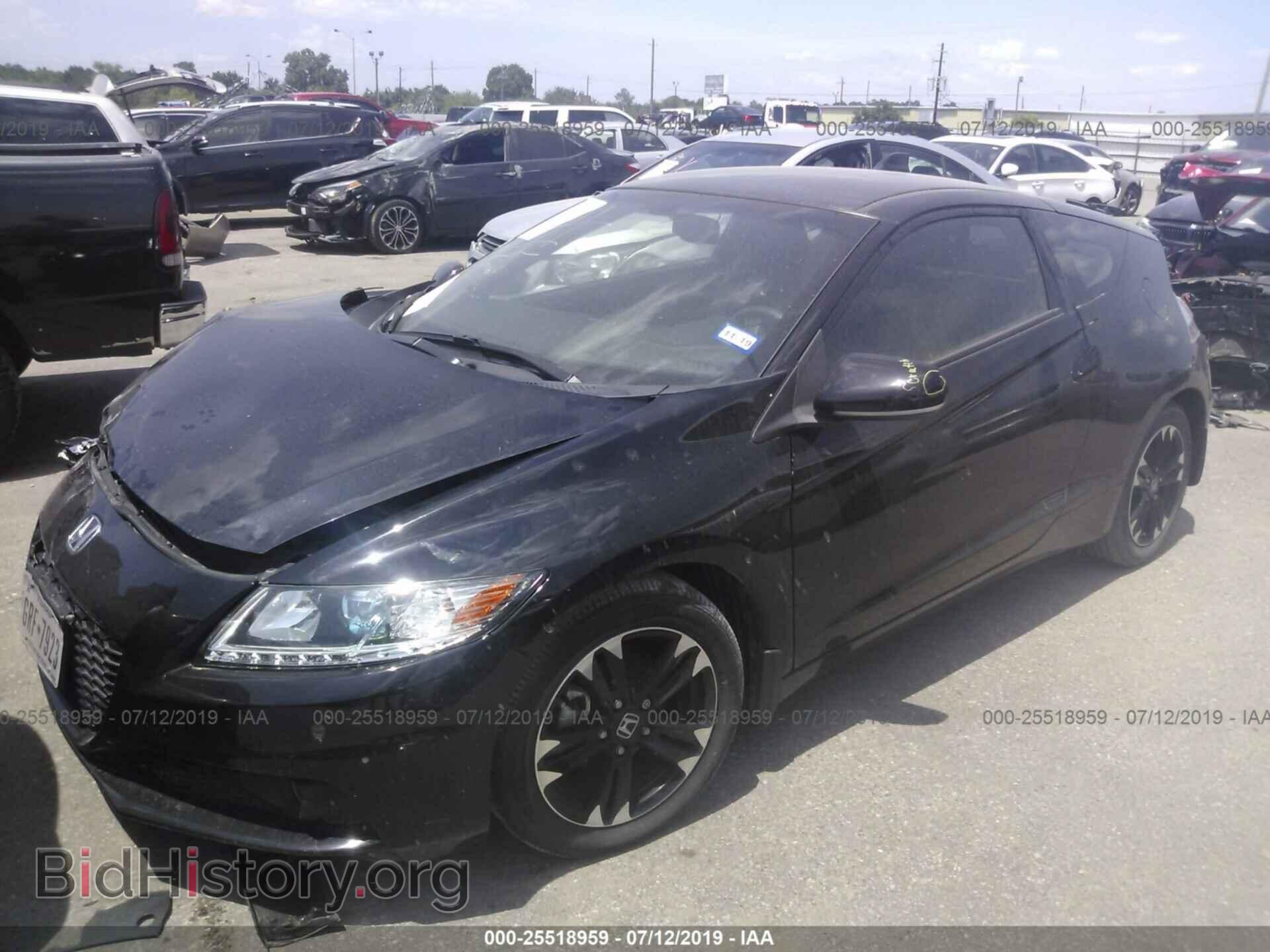 2015 HONDA CR-Z - VIN: JHMZF1D65FS003630 - Фото 2