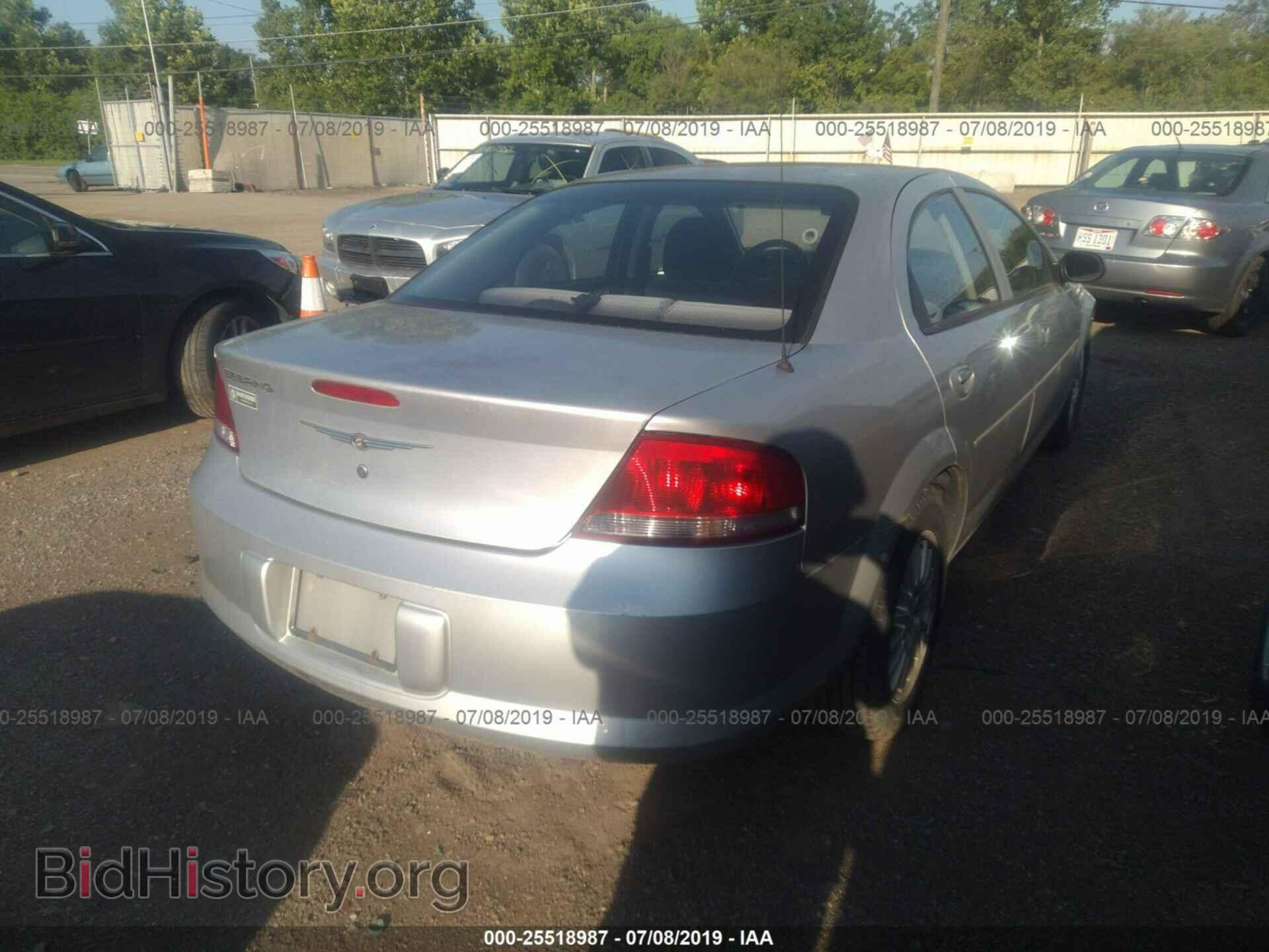 2006 CHRYSLER SEBRING - VIN: 1C3EL46X16N198886 - Фото 4