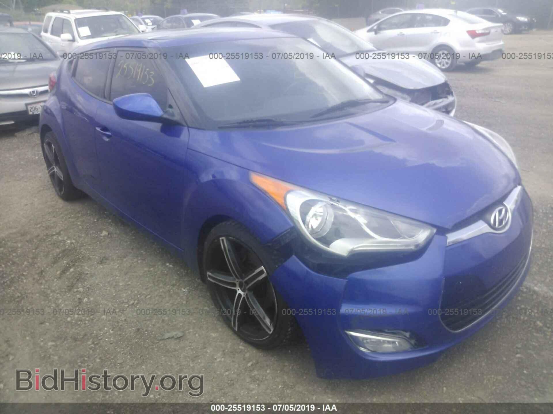 Photo KMHTC6AD9CU076379 - HYUNDAI VELOSTER 2012