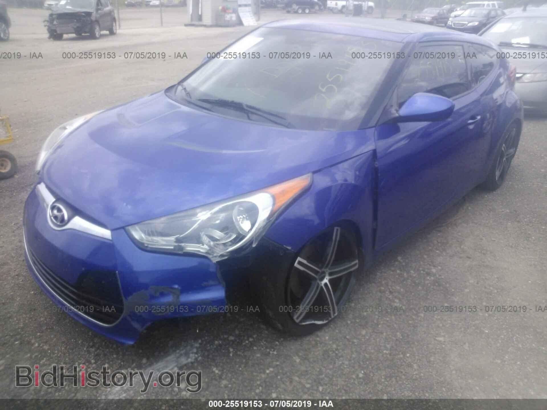 2012 HYUNDAI VELOSTER - VIN: KMHTC6AD9CU076379 - Фото 2