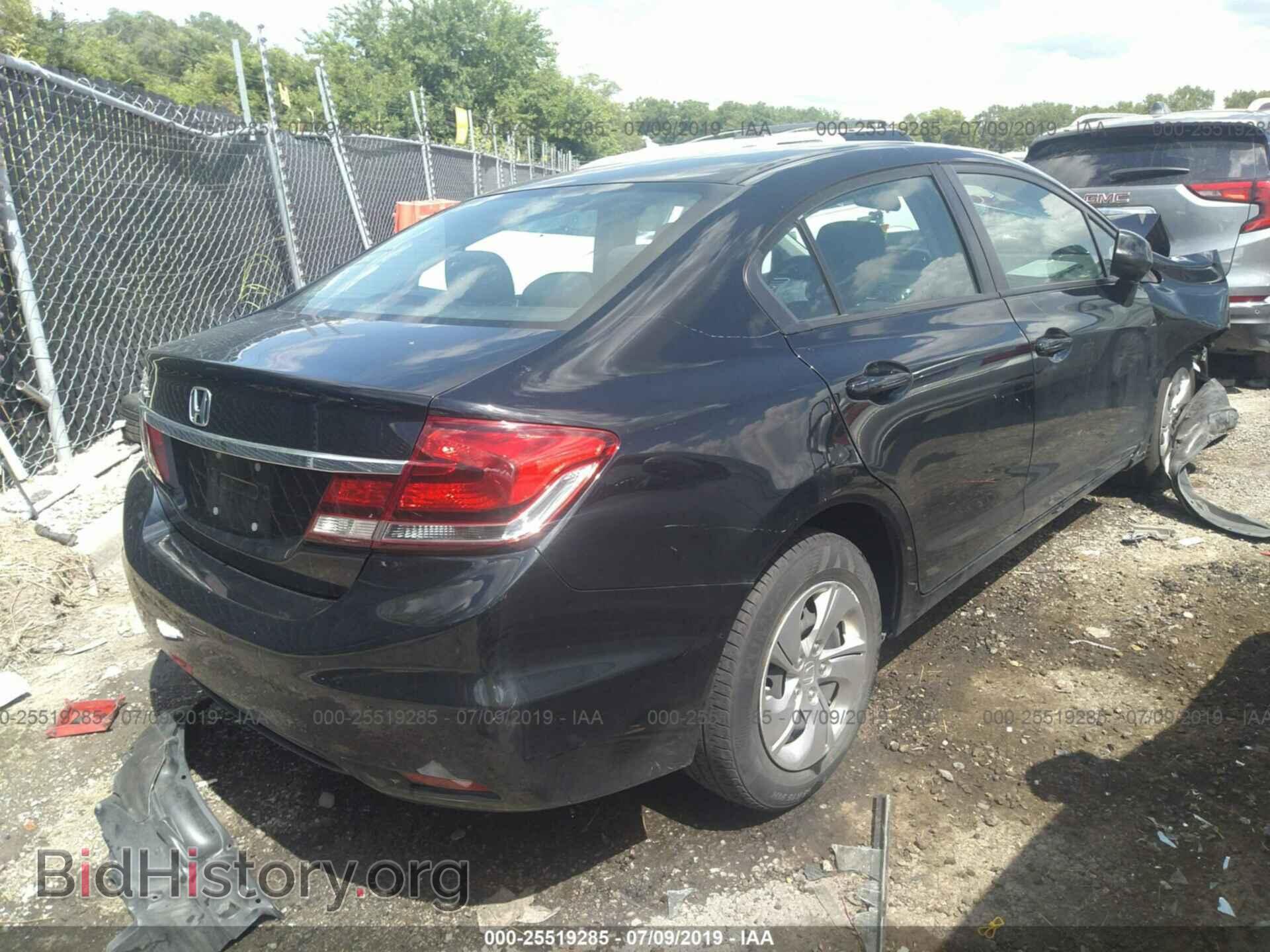 2013 HONDA CIVIC - VIN: 19XFB2F56DE042589 - Фото 4