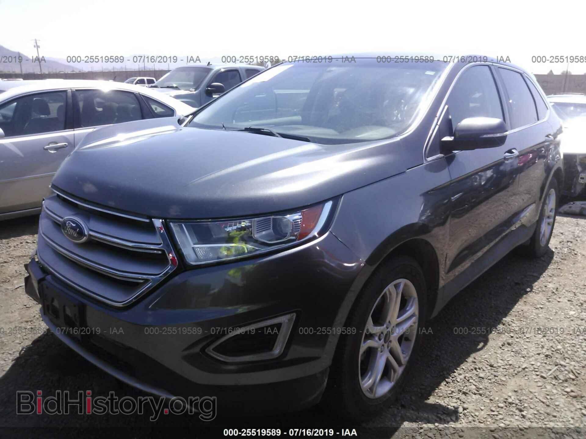 2015 FORD EDGE - VIN: 2FMTK3K90FBB43716 - Фото 2