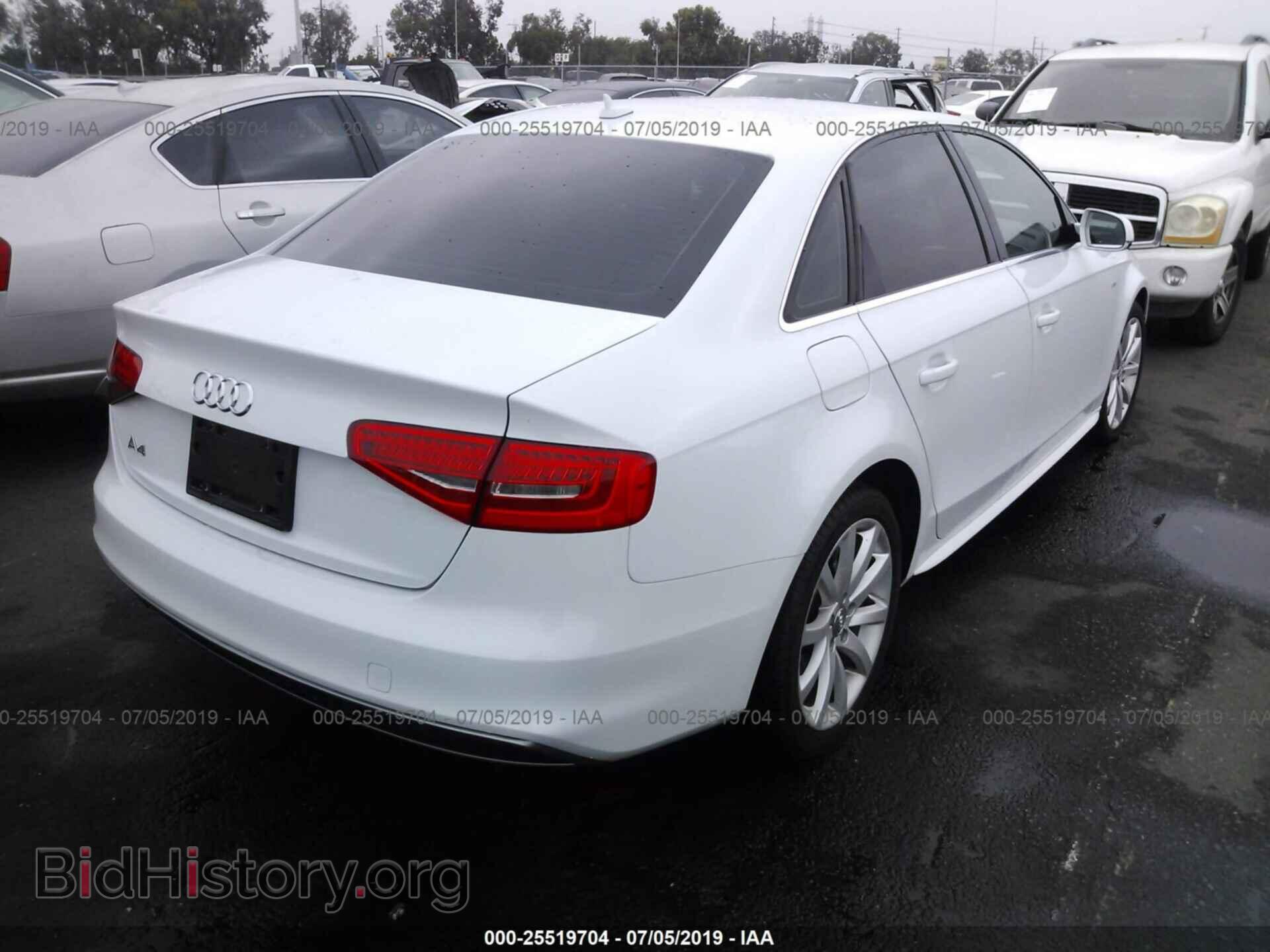 2014 AUDI A4 - VIN: WAUAFAFL8EN023768 - Фото 4