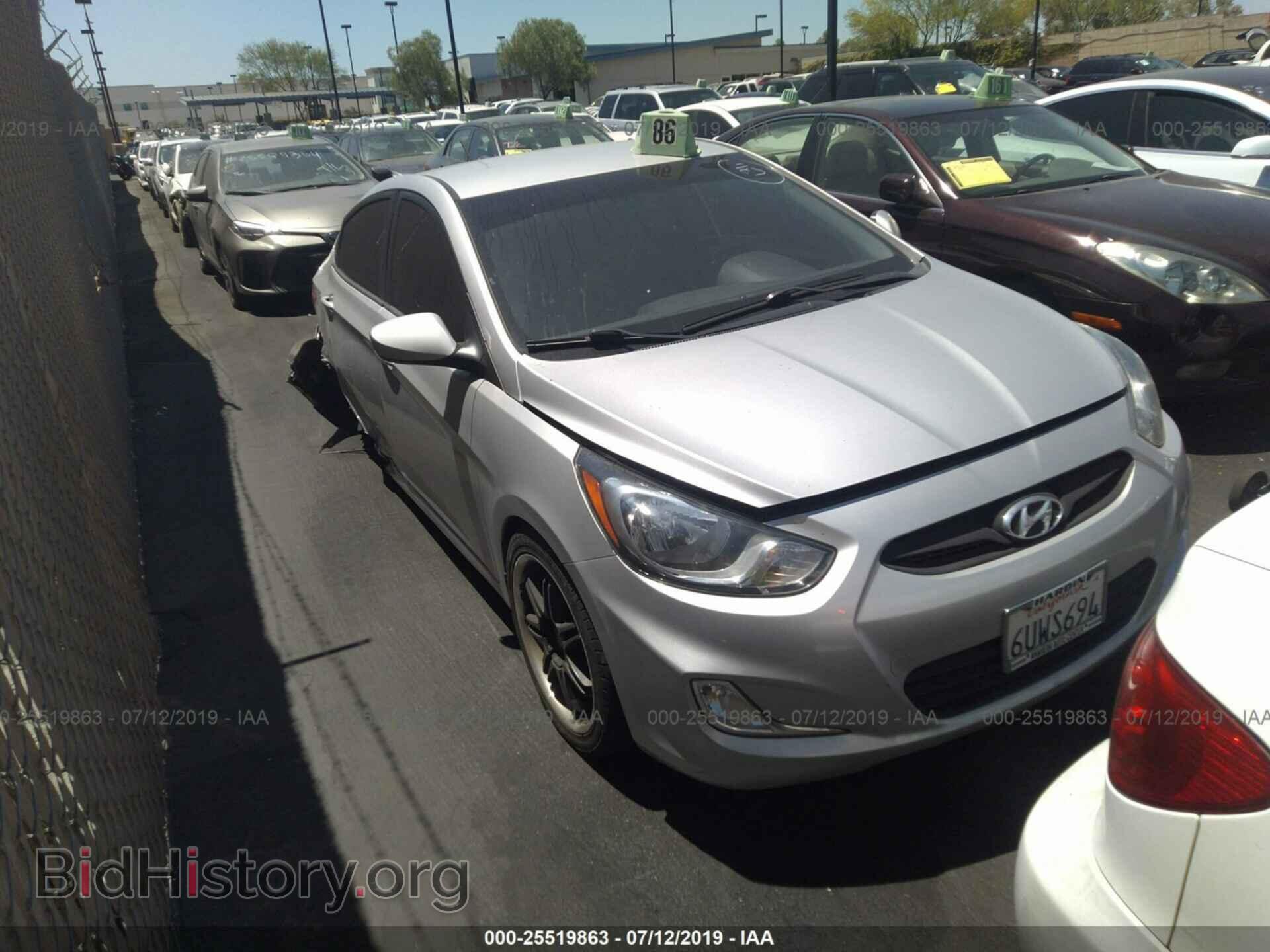 Photo KMHCT4AE0CU148017 - HYUNDAI ACCENT 2012