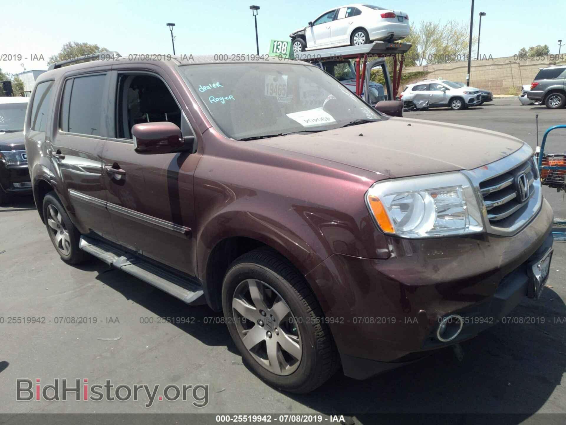 Photo 5FNYF4H92EB030699 - HONDA PILOT 2014