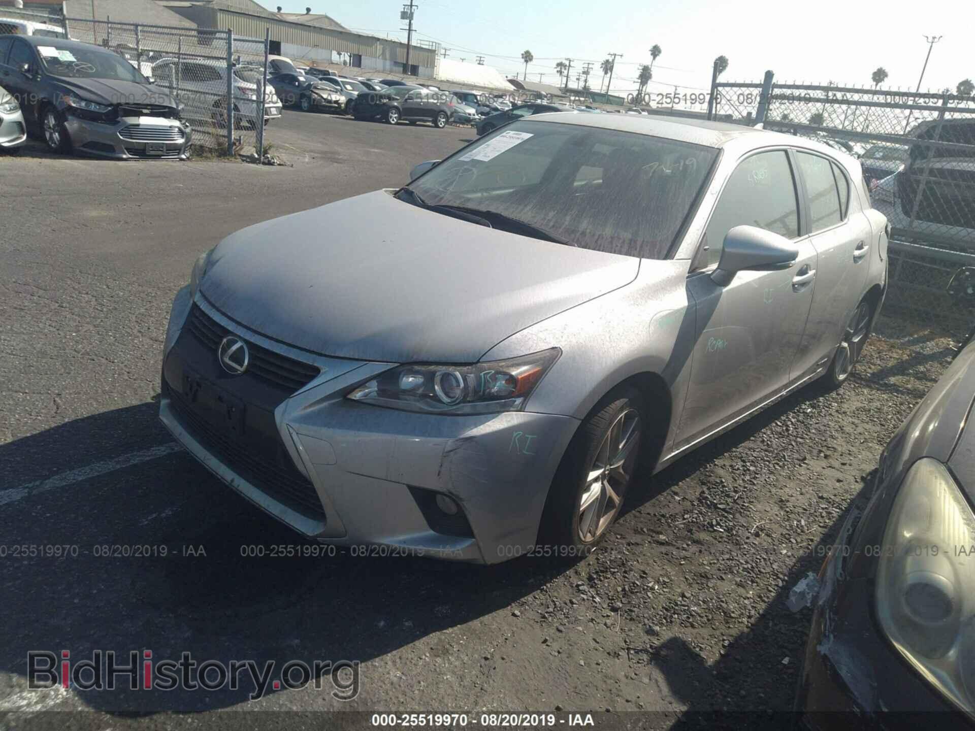 2014 LEXUS CT - VIN: JTHKD5BH4E2191610 - Photo 2