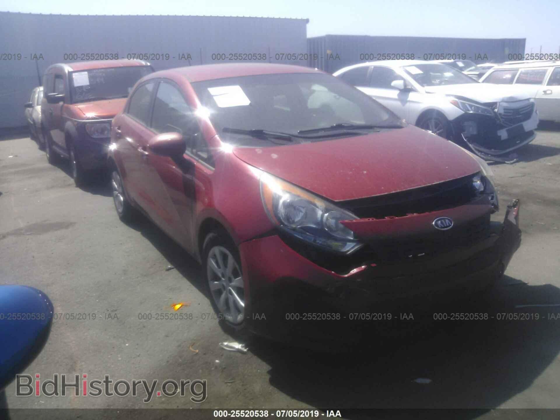 Фотография KNADM5A33C6018115 - KIA RIO 2012