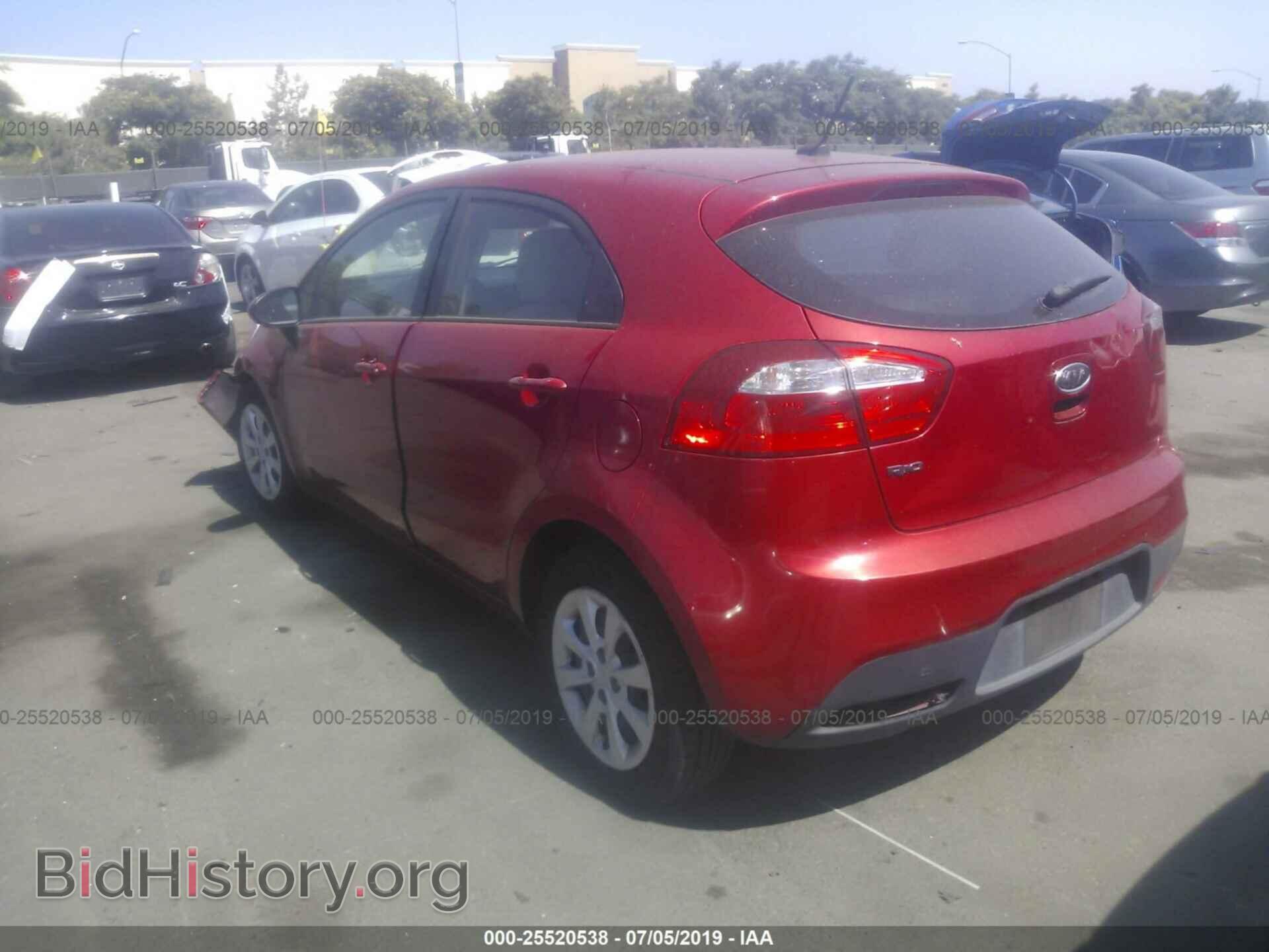2012 KIA RIO - VIN: KNADM5A33C6018115 - Фото 3