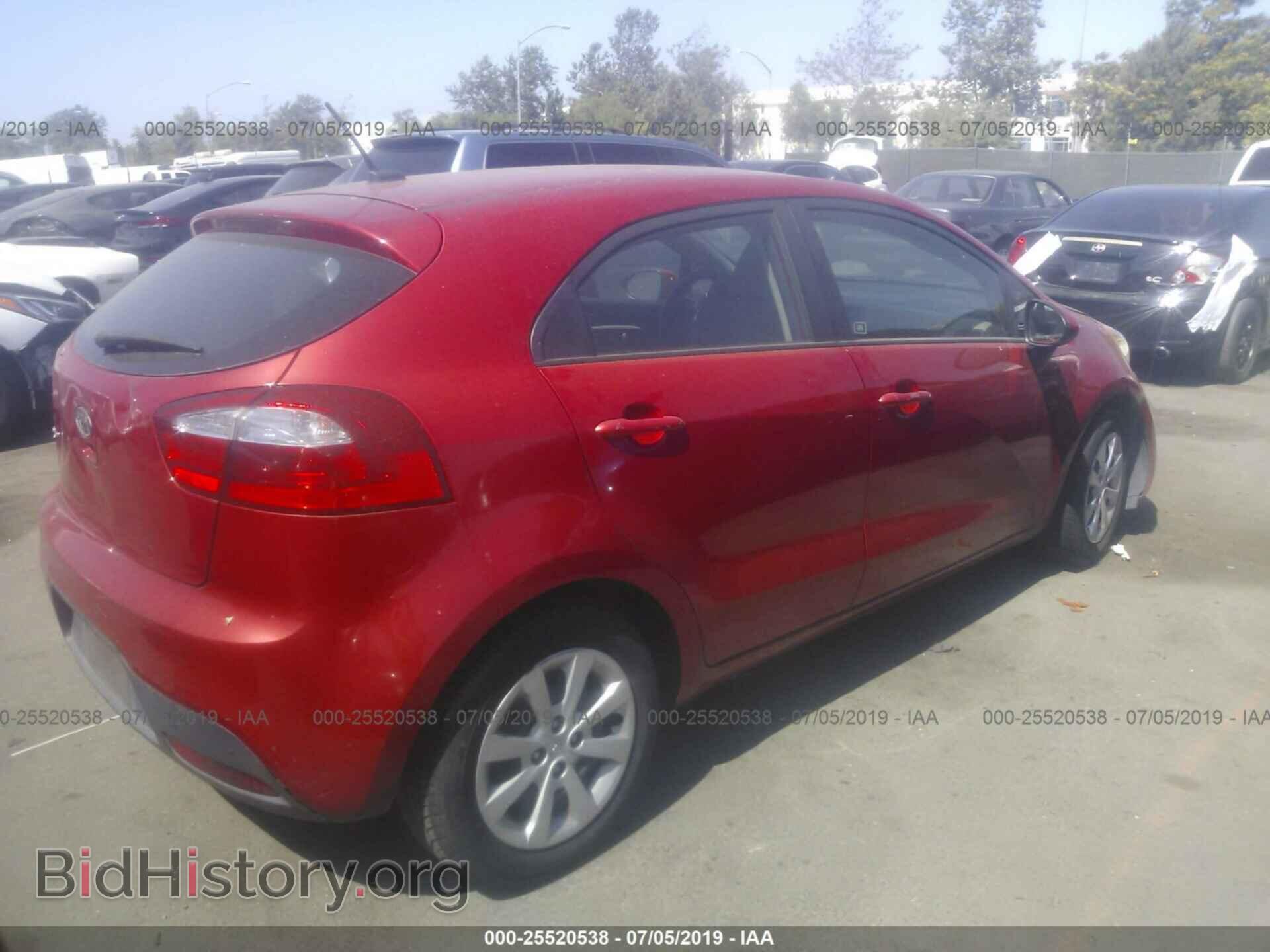 2012 KIA RIO - VIN: KNADM5A33C6018115 - Фото 4