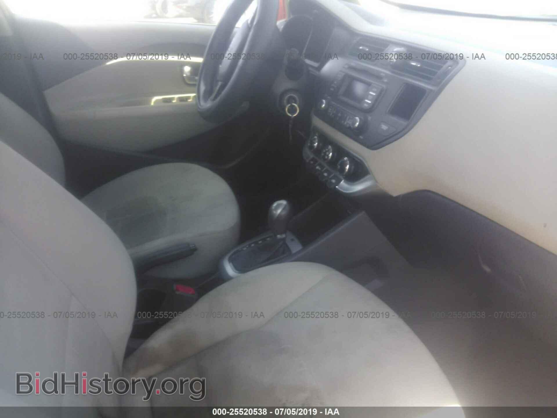 2012 KIA RIO - VIN: KNADM5A33C6018115 - Фото 5