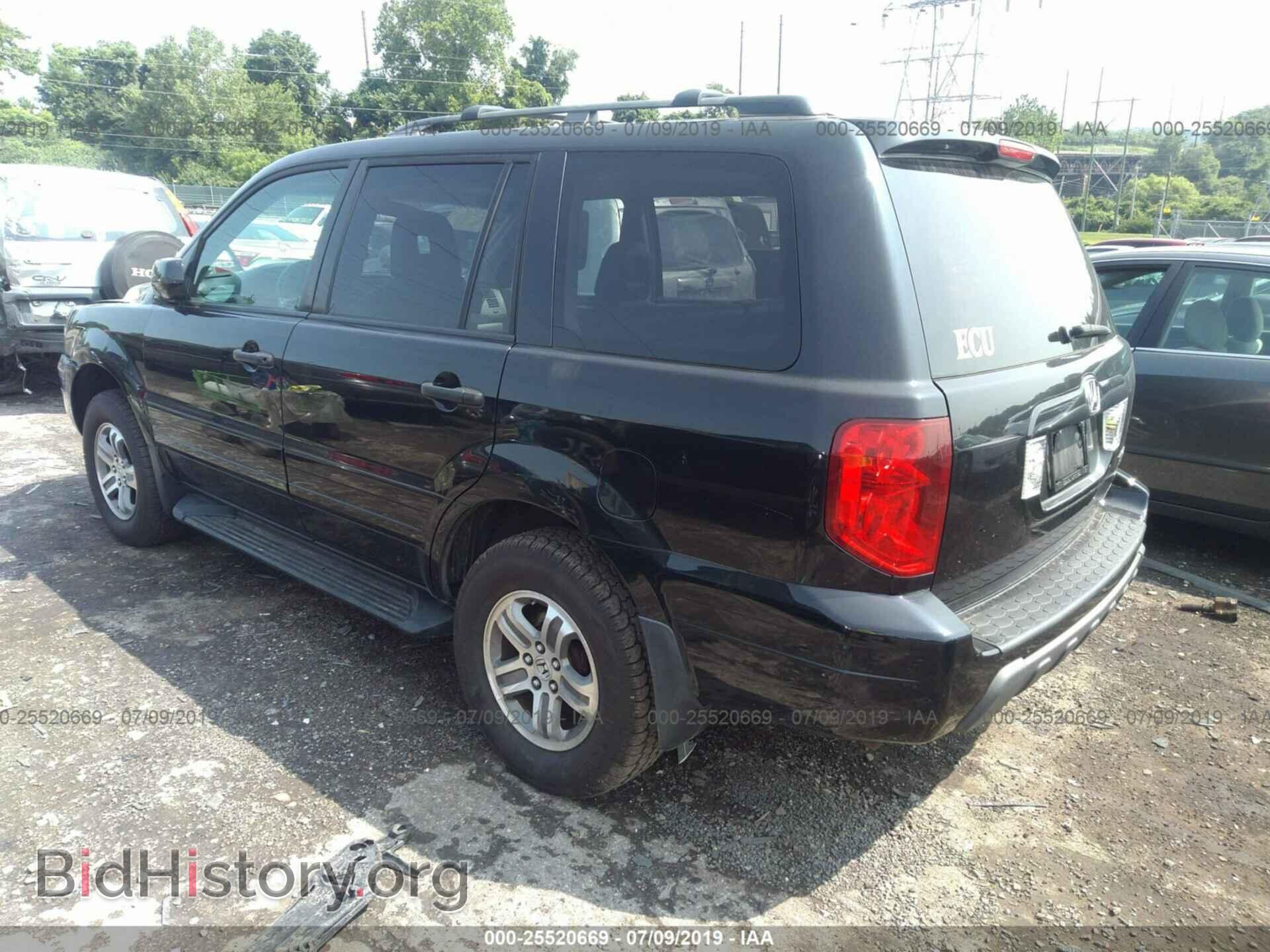 2005 HONDA PILOT - VIN: 5FNYF18575B018463 - Фото 3