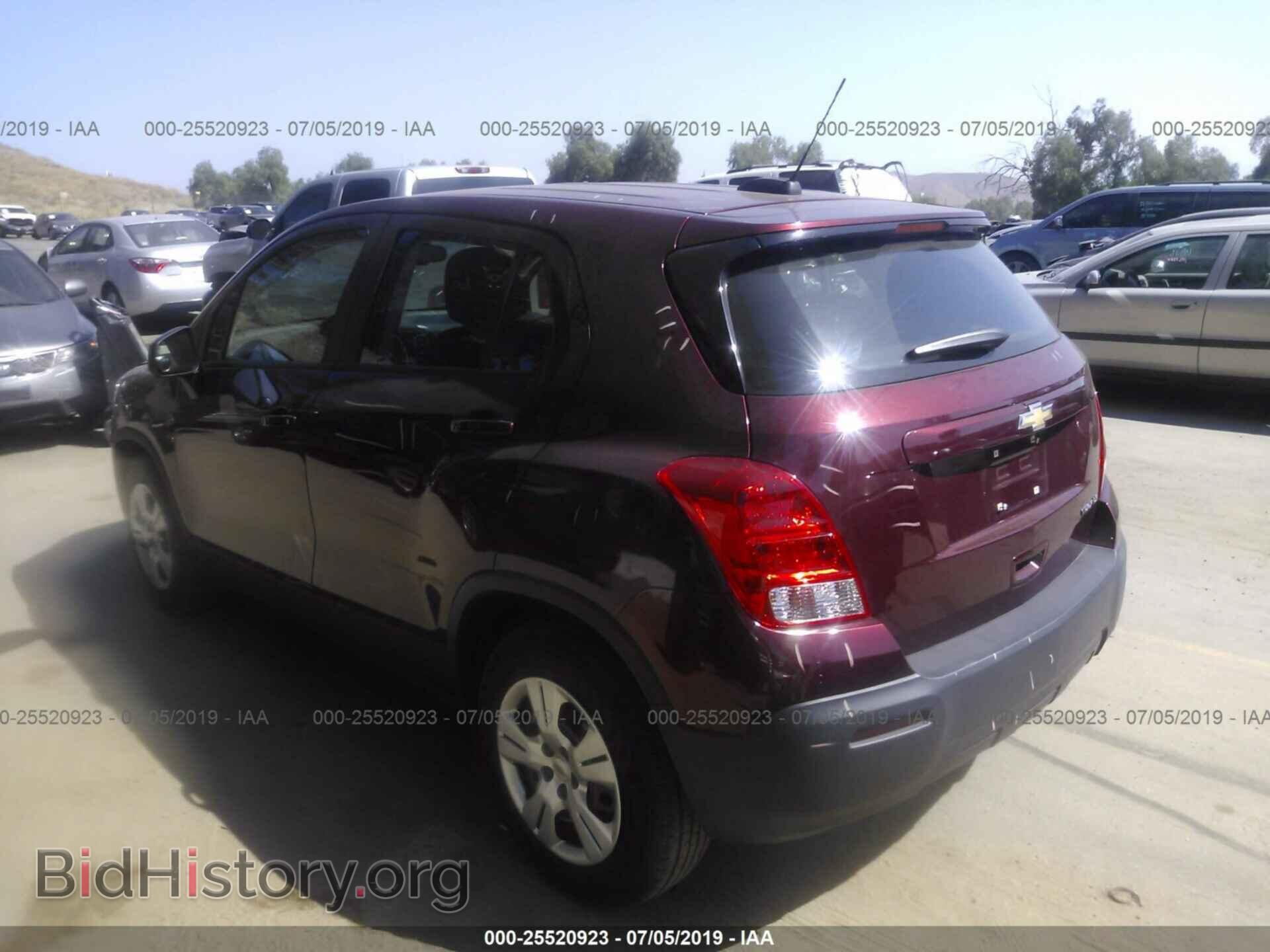 2016 CHEVROLET TRAX - VIN: 3GNCJKSB6GL213933 - Фото 3