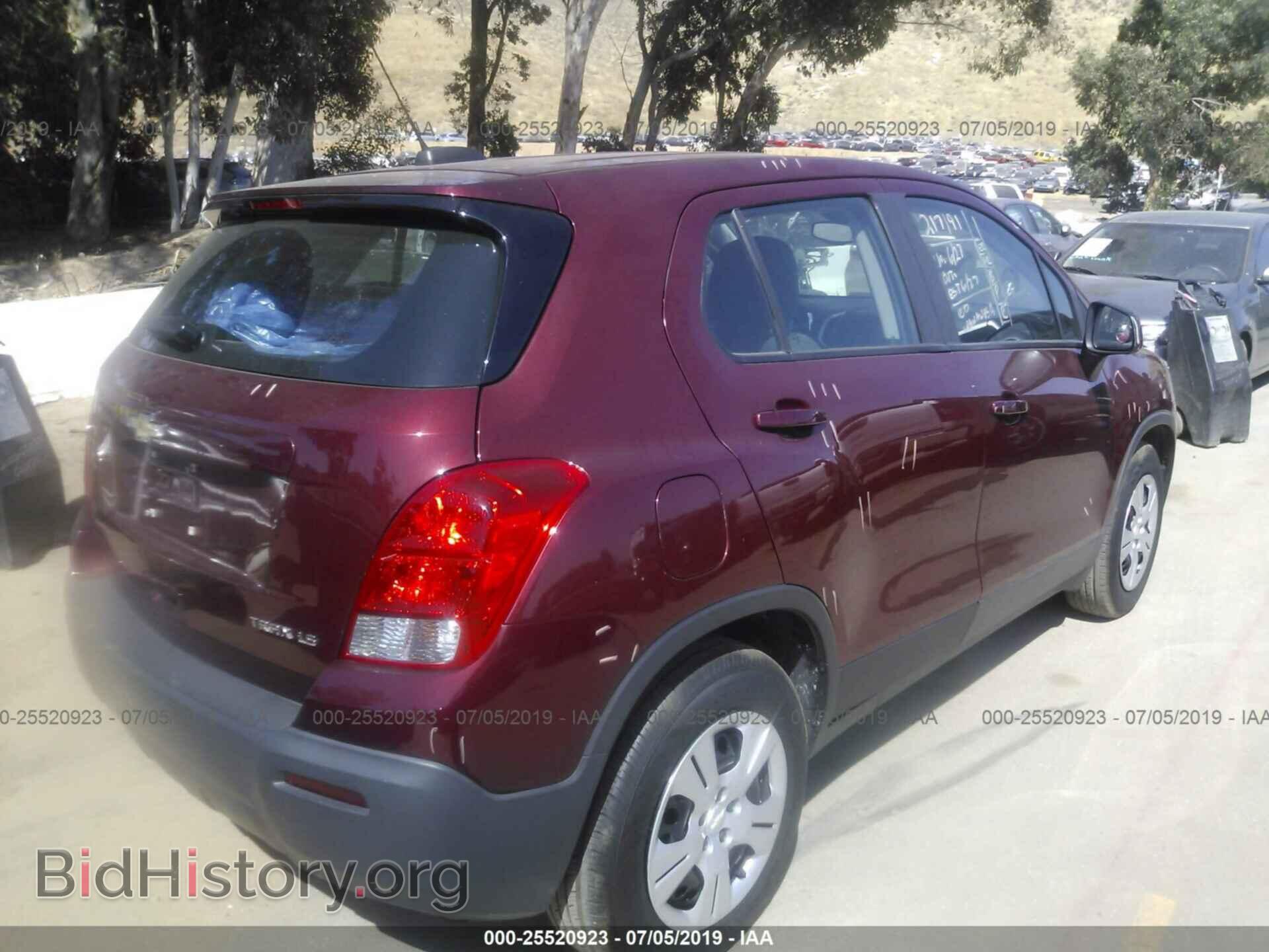 2016 CHEVROLET TRAX - VIN: 3GNCJKSB6GL213933 - Фото 4