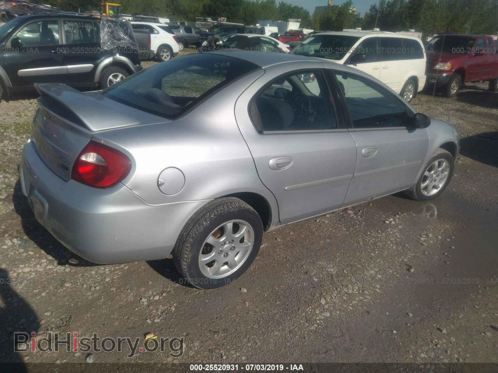 2005 DODGE NEON - VIN: 1B3ES56CX5D200934 - Фото 4