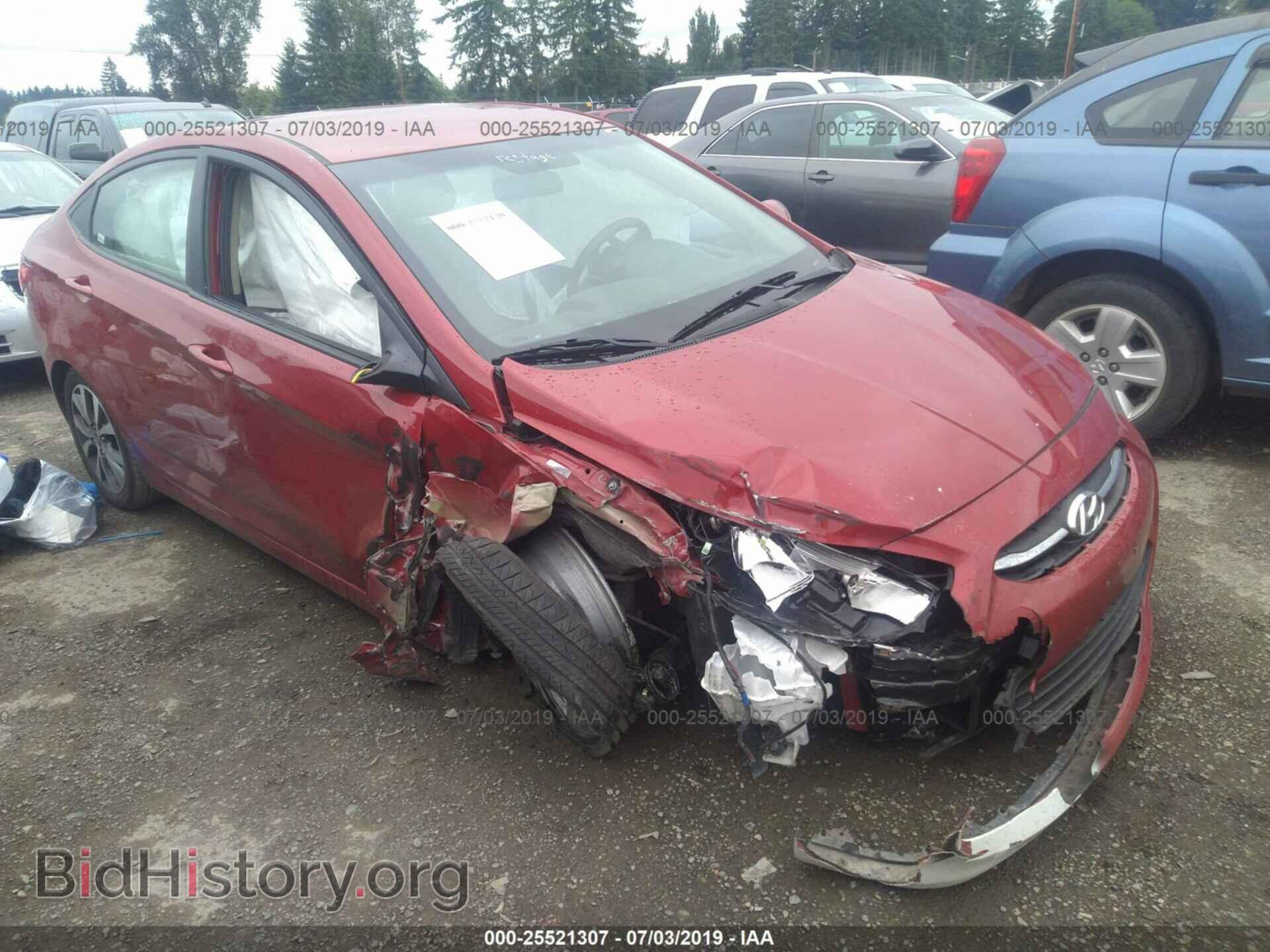 Фотография KMHCT4AE6HU376868 - HYUNDAI ACCENT 2017