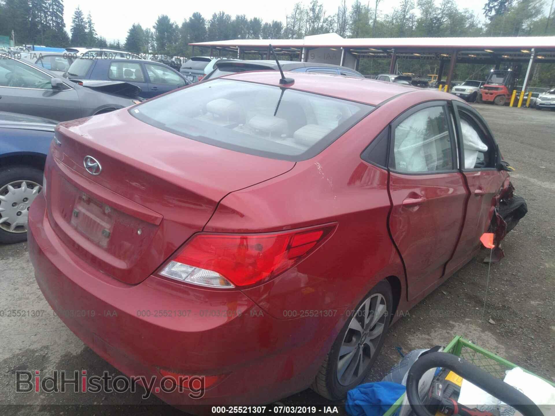 2017 HYUNDAI ACCENT - VIN: KMHCT4AE6HU376868 - Фото 4