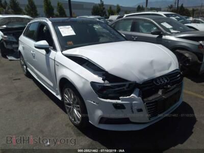 2018 Audi A3 E-Tron Premium Plus, white — VIN WAUTPBFF6JA058087, IAAI