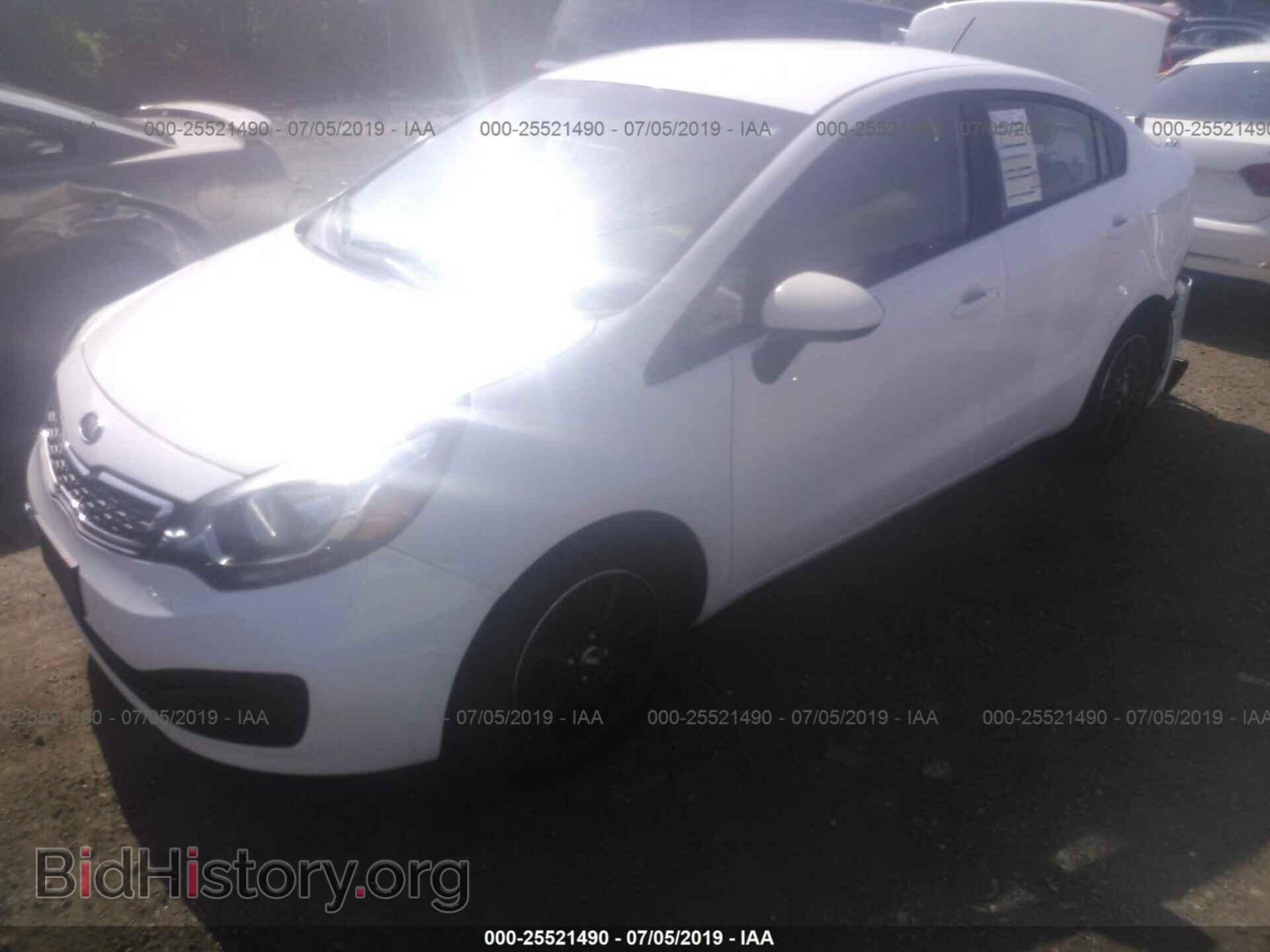 2012 KIA RIO - VIN: KNADM4A32C6059314 - Фото 2