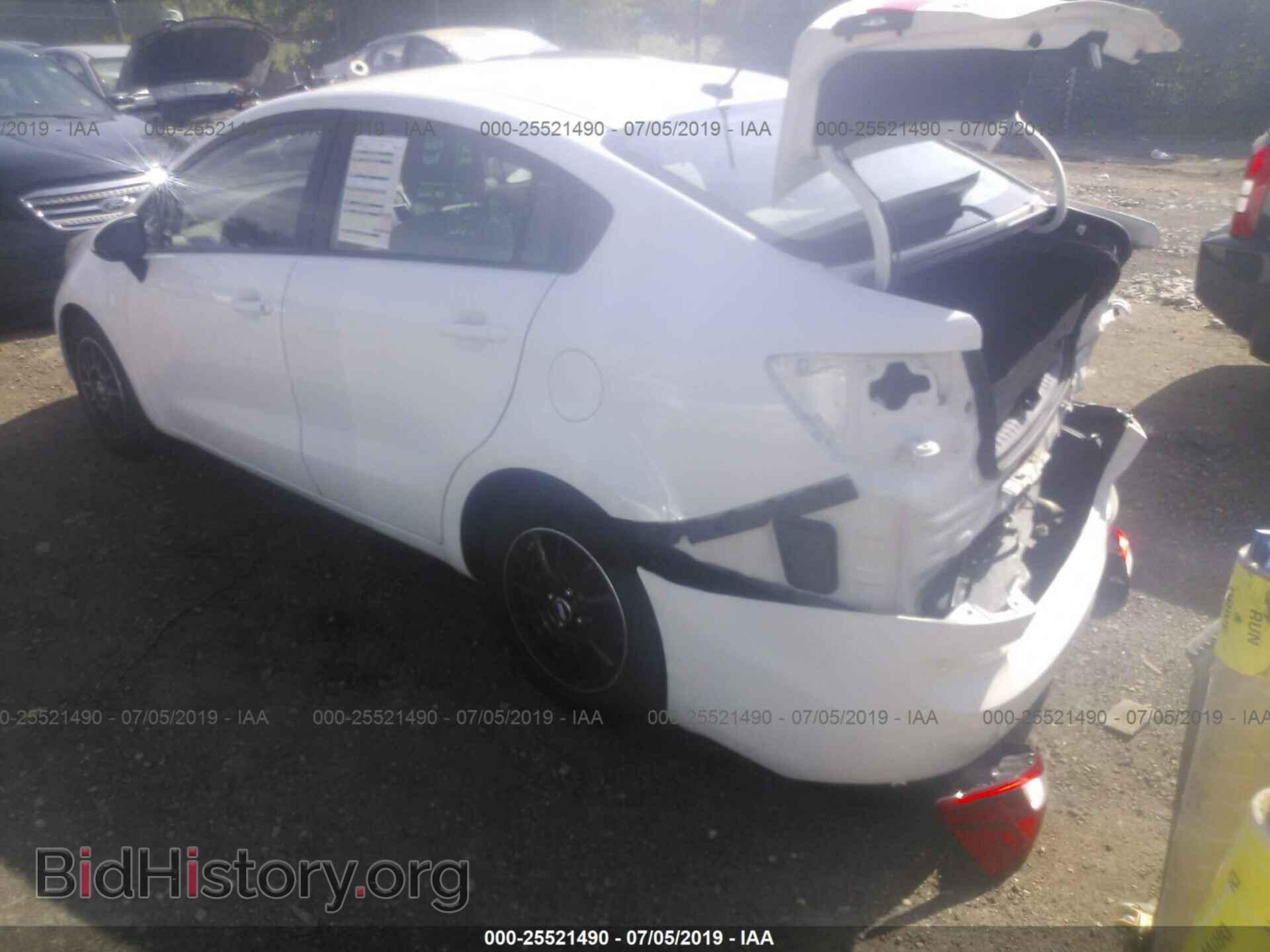 2012 KIA RIO - VIN: KNADM4A32C6059314 - Фото 3