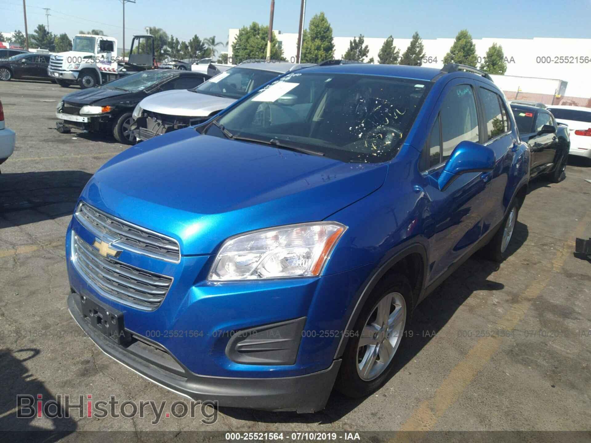 2015 CHEVROLET TRAX - VIN: KL7CJLSB2FB232975 - Фото 2