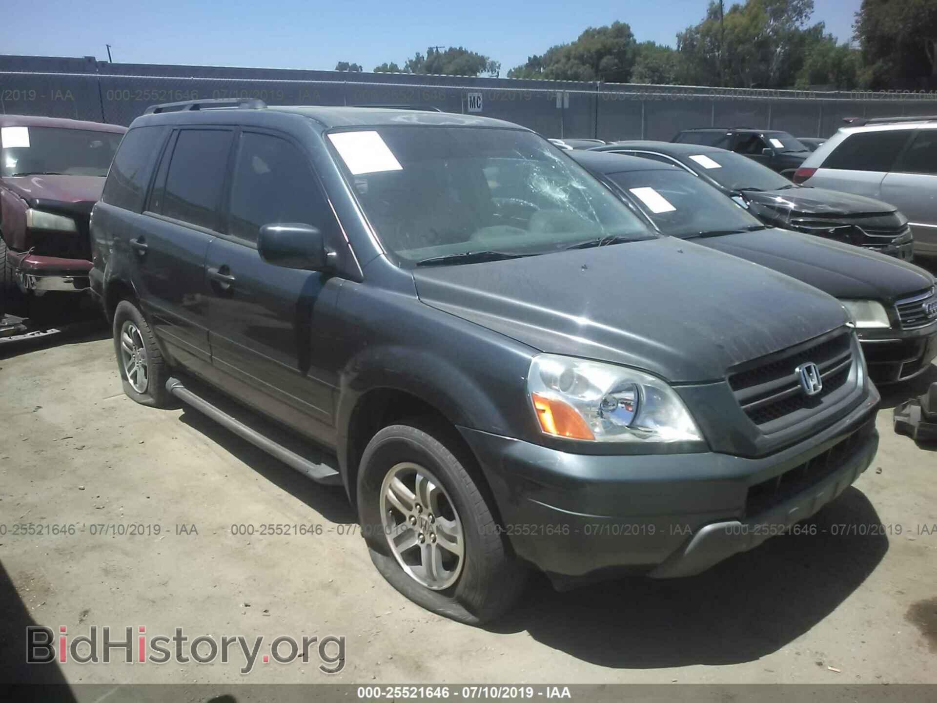 Photo 5FNYF18635B000308 - HONDA PILOT 2005