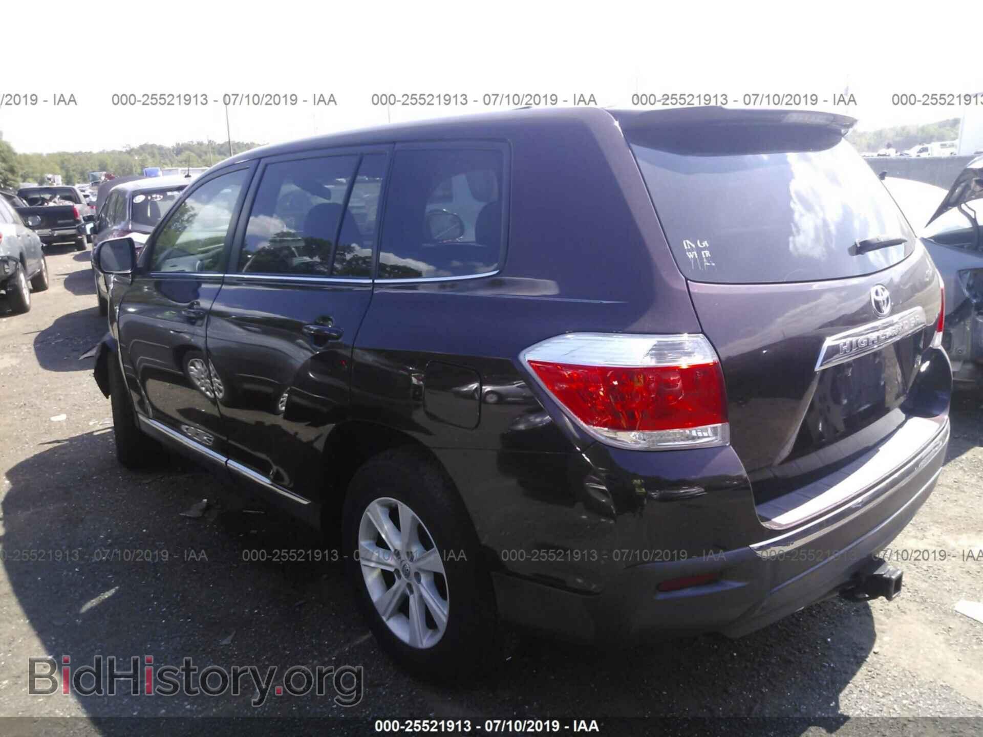 2012 TOYOTA HIGHLANDER - VIN: 5TDBK3EH7CS126473 - Фото 3