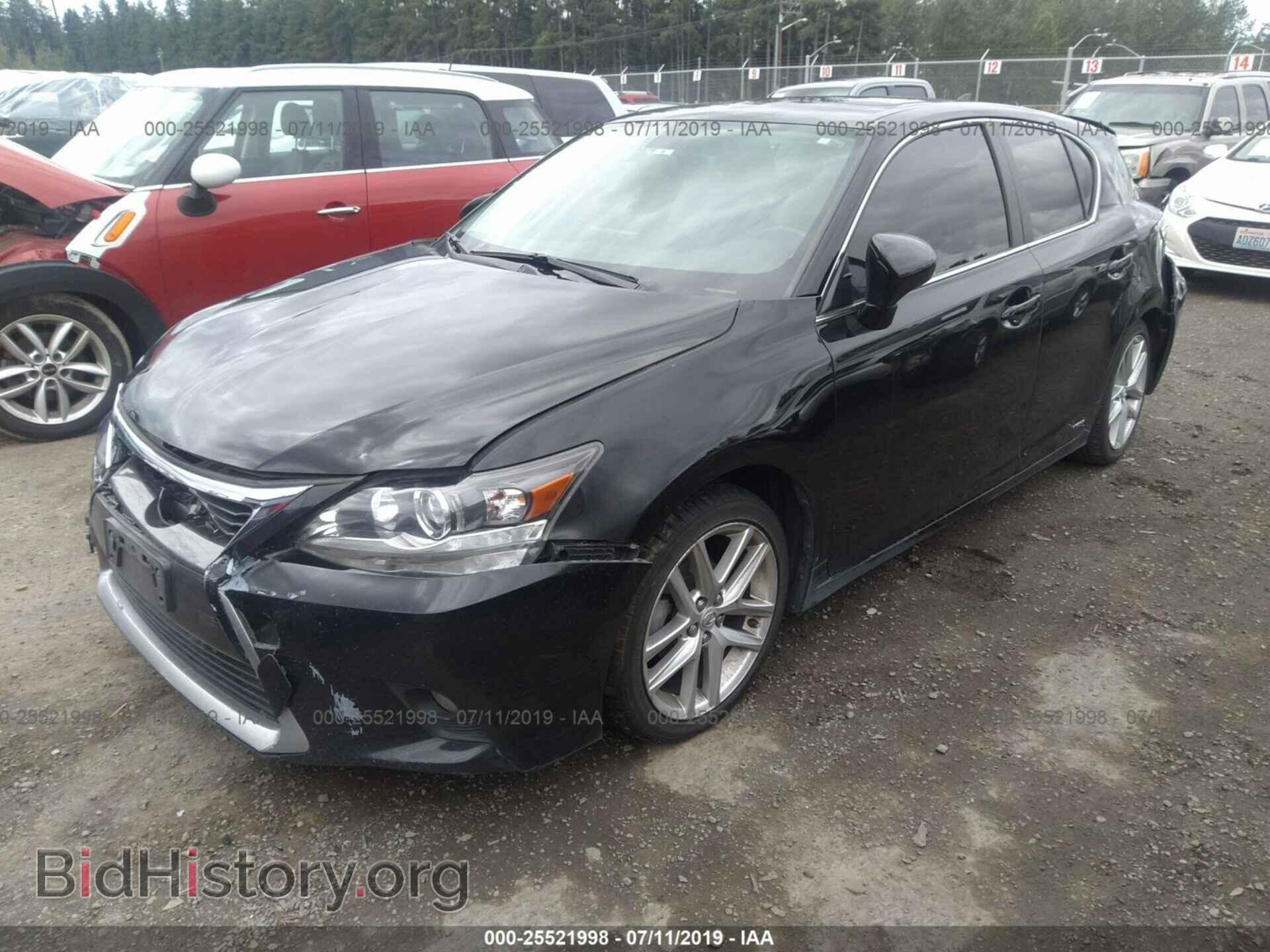 2014 LEXUS CT - VIN: JTHKD5BHXE2180367 - Фото 2
