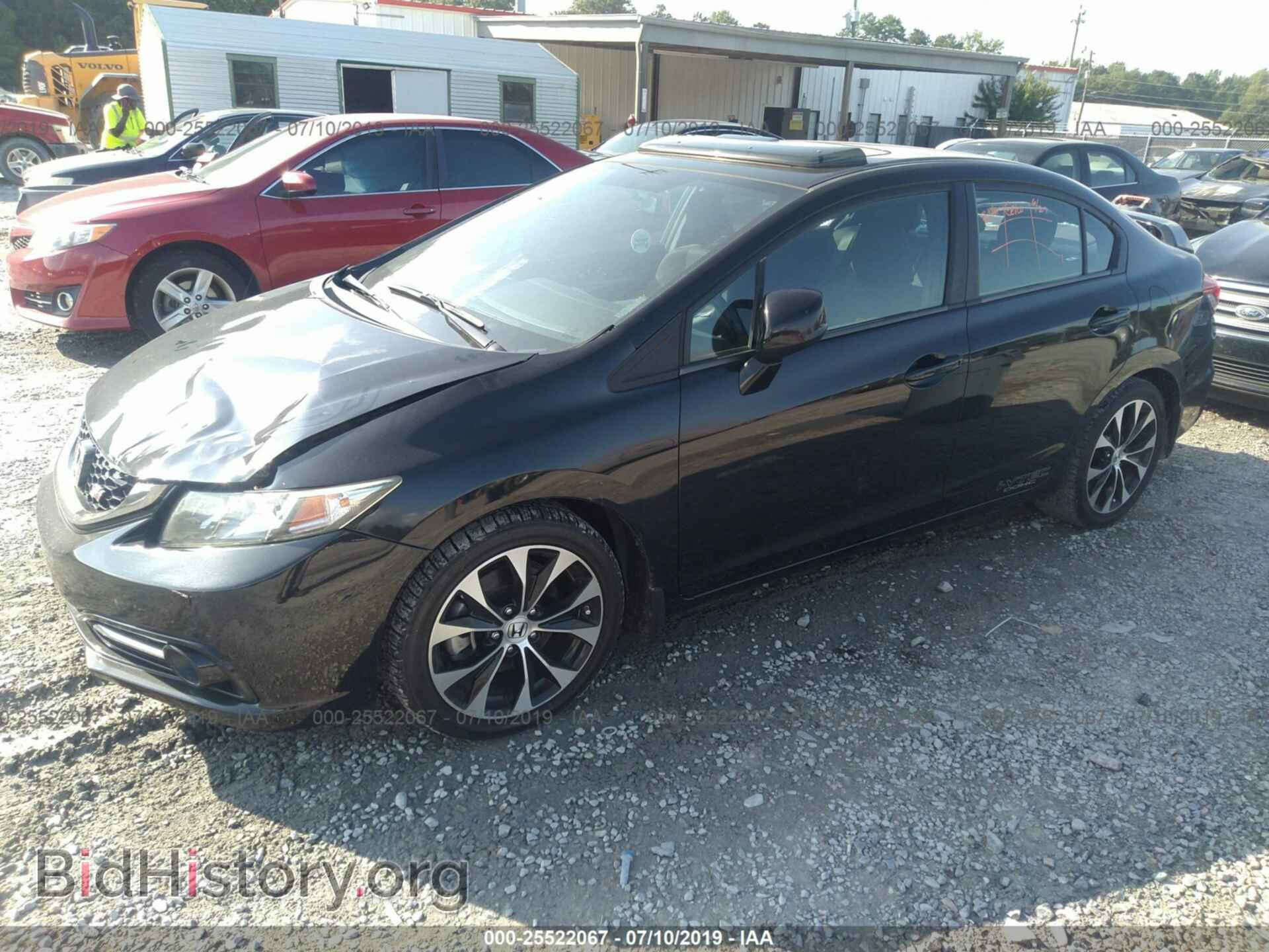 2013 HONDA CIVIC - VIN: 2HGFB6E53DH704529 - Фото 2