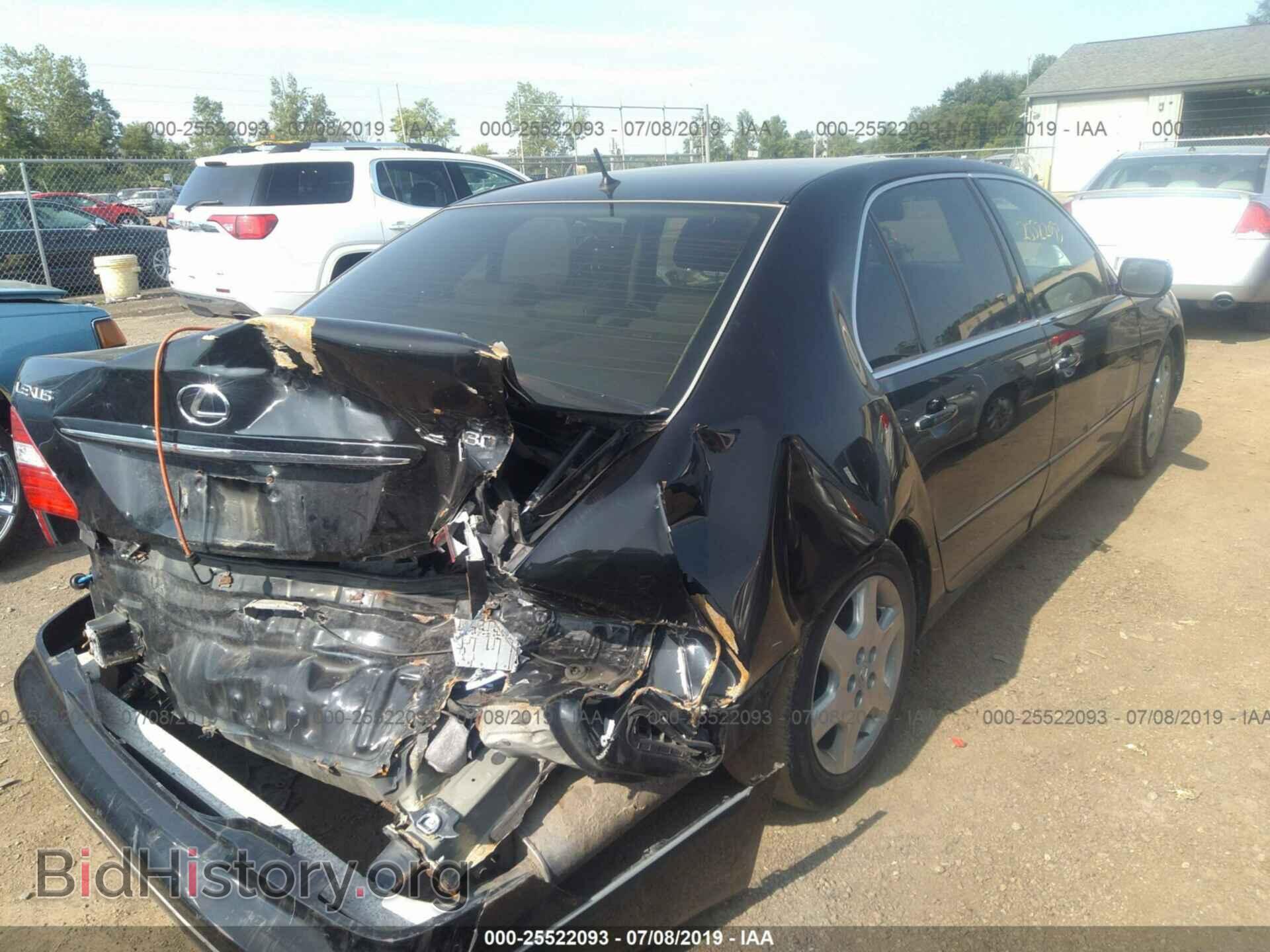2004 LEXUS LS - VIN: JTHBN36F840158694 - Фото 4