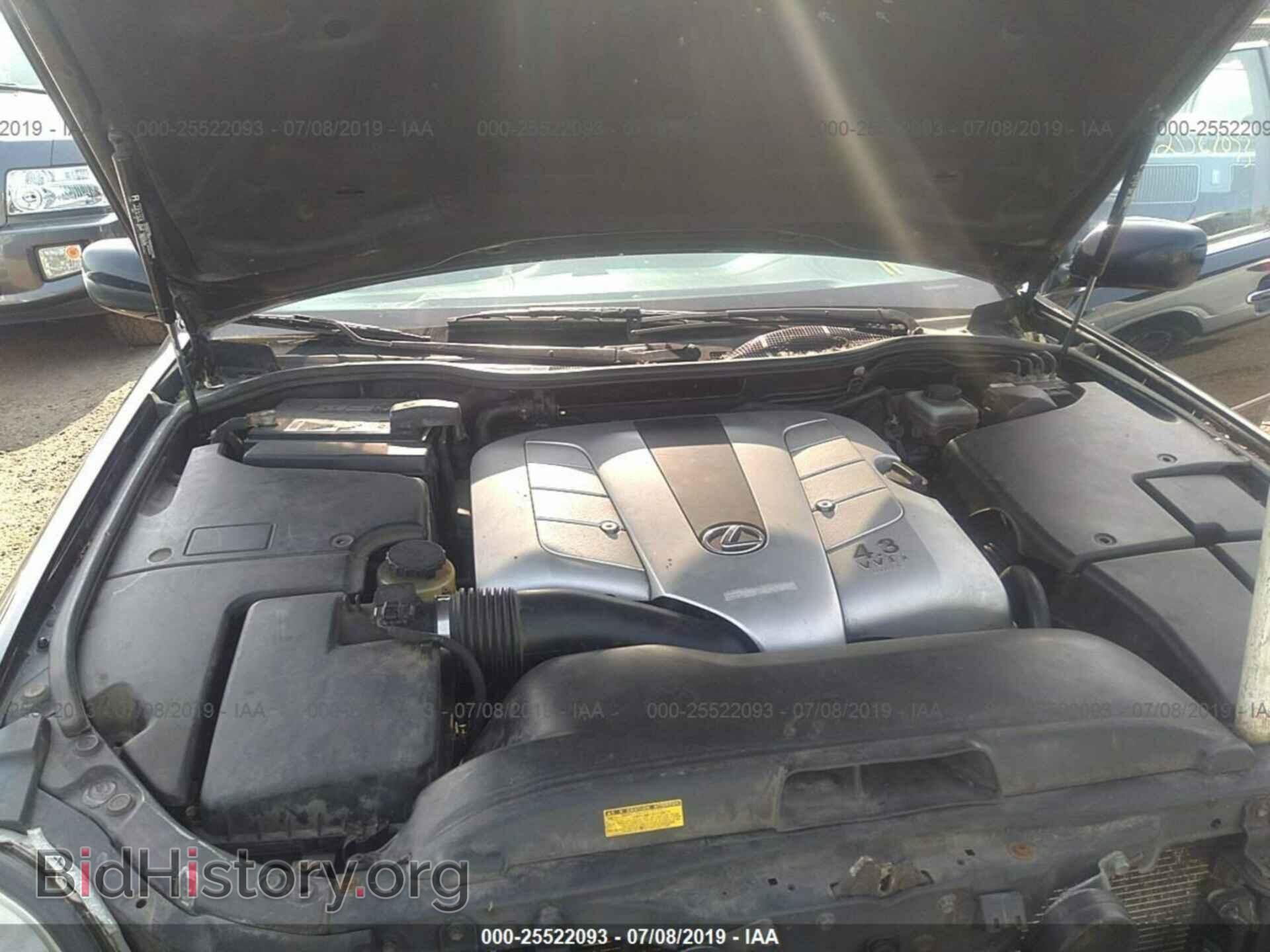 2004 LEXUS LS - VIN: JTHBN36F840158694 - Фото 10