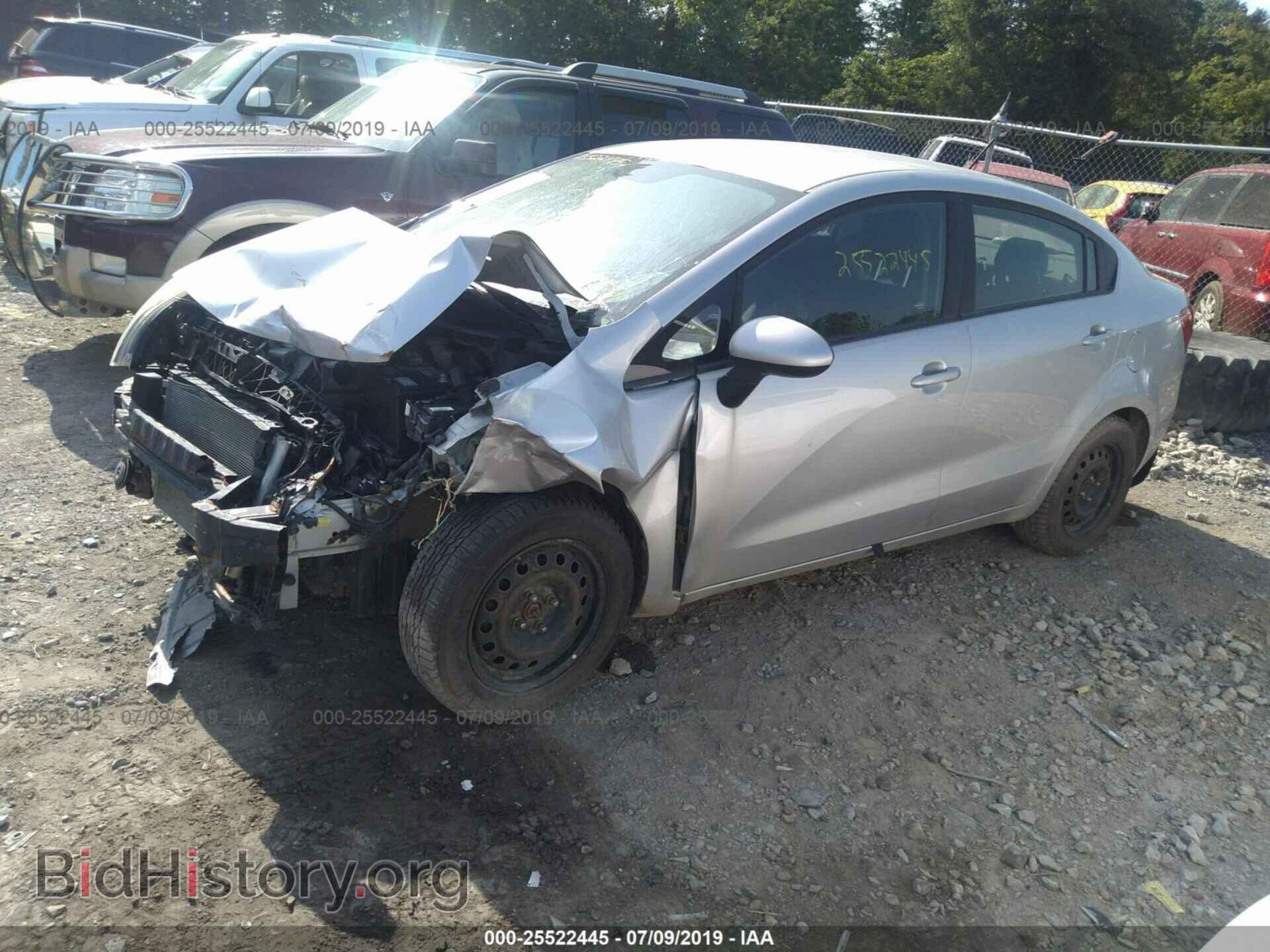 2013 KIA RIO - VIN: KNADM4A32D6183228 - Фото 2