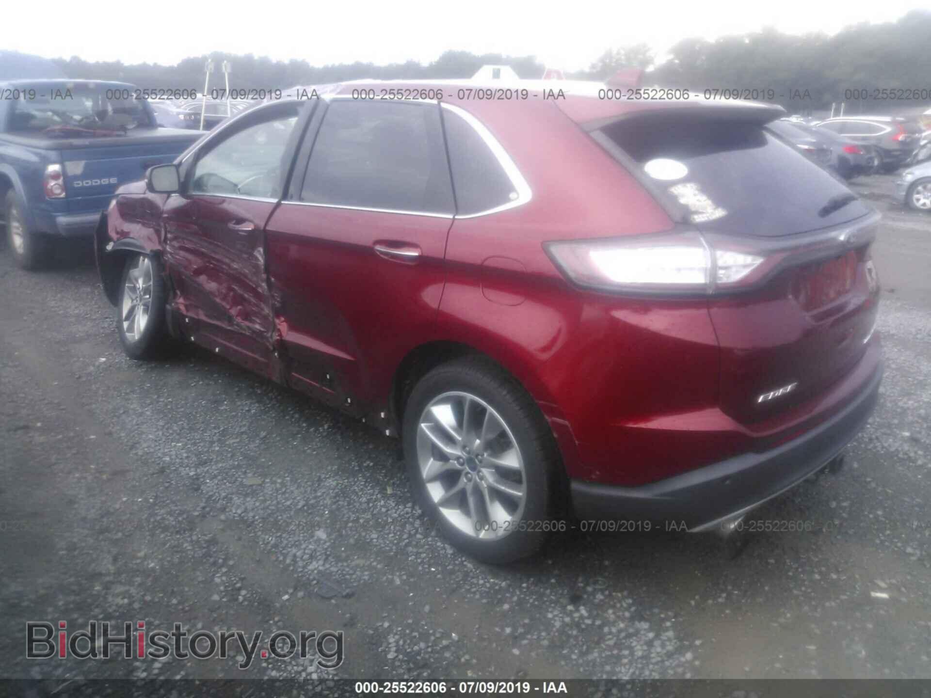 2015 FORD EDGE - VIN: 2FMPK4K83FBB44373 - Фото 3