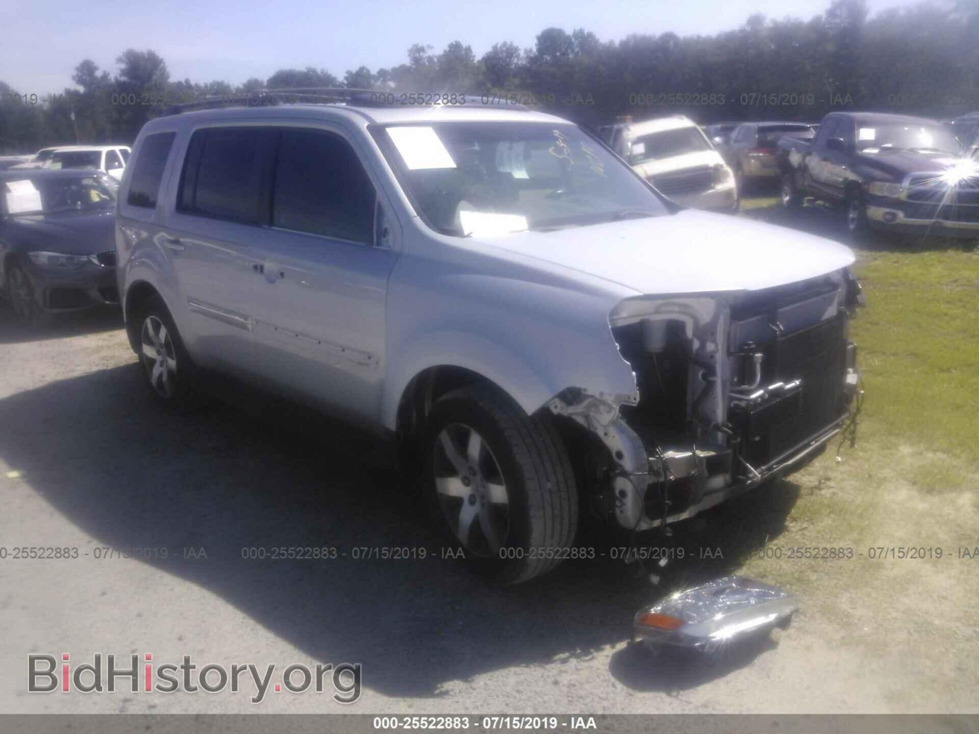 Фотография 5FNYF4H99CB033287 - HONDA PILOT 2012