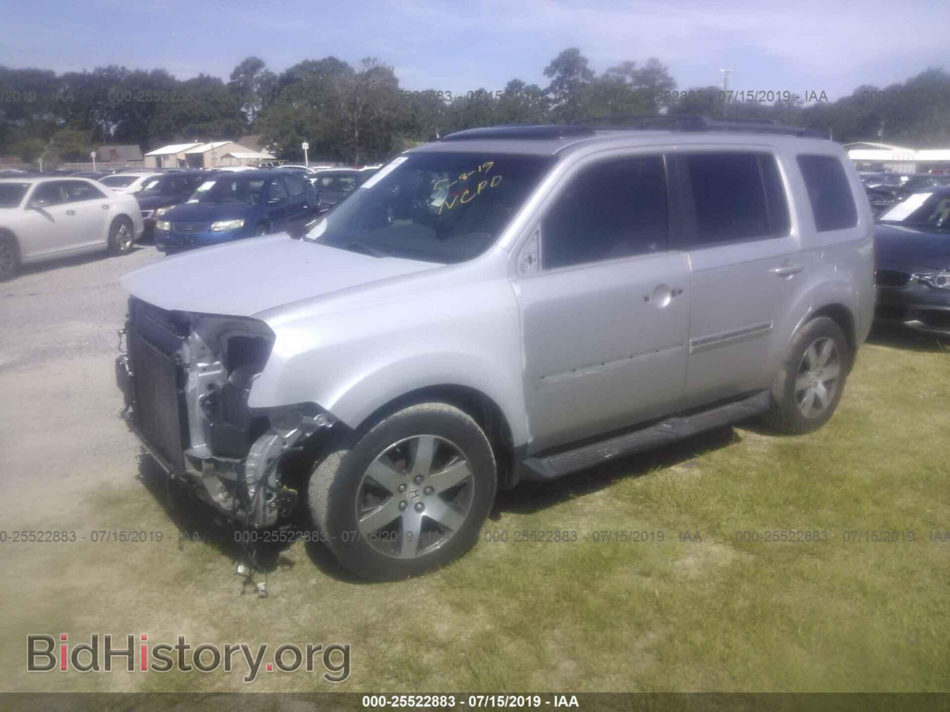 2012 HONDA PILOT - VIN: 5FNYF4H99CB033287 - Фото 2