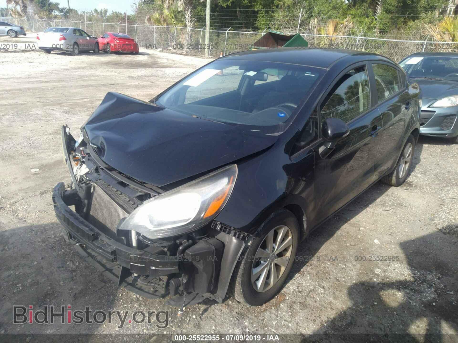 2012 KIA RIO - VIN: KNADN4A30C6077095 - Фото 2