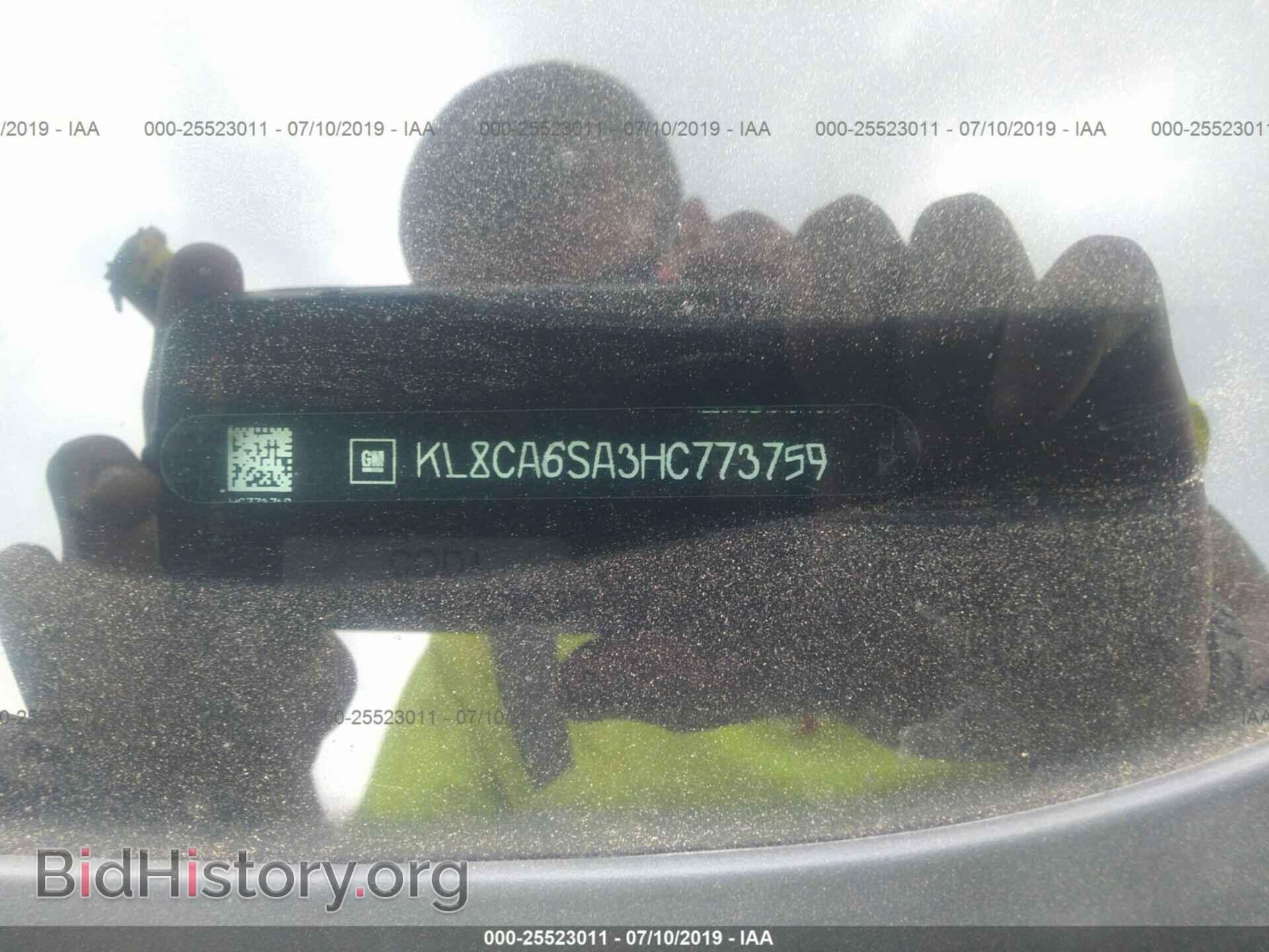 2017 CHEVROLET SPARK - VIN: KL8CA6SA3HC773759 - Фото 9